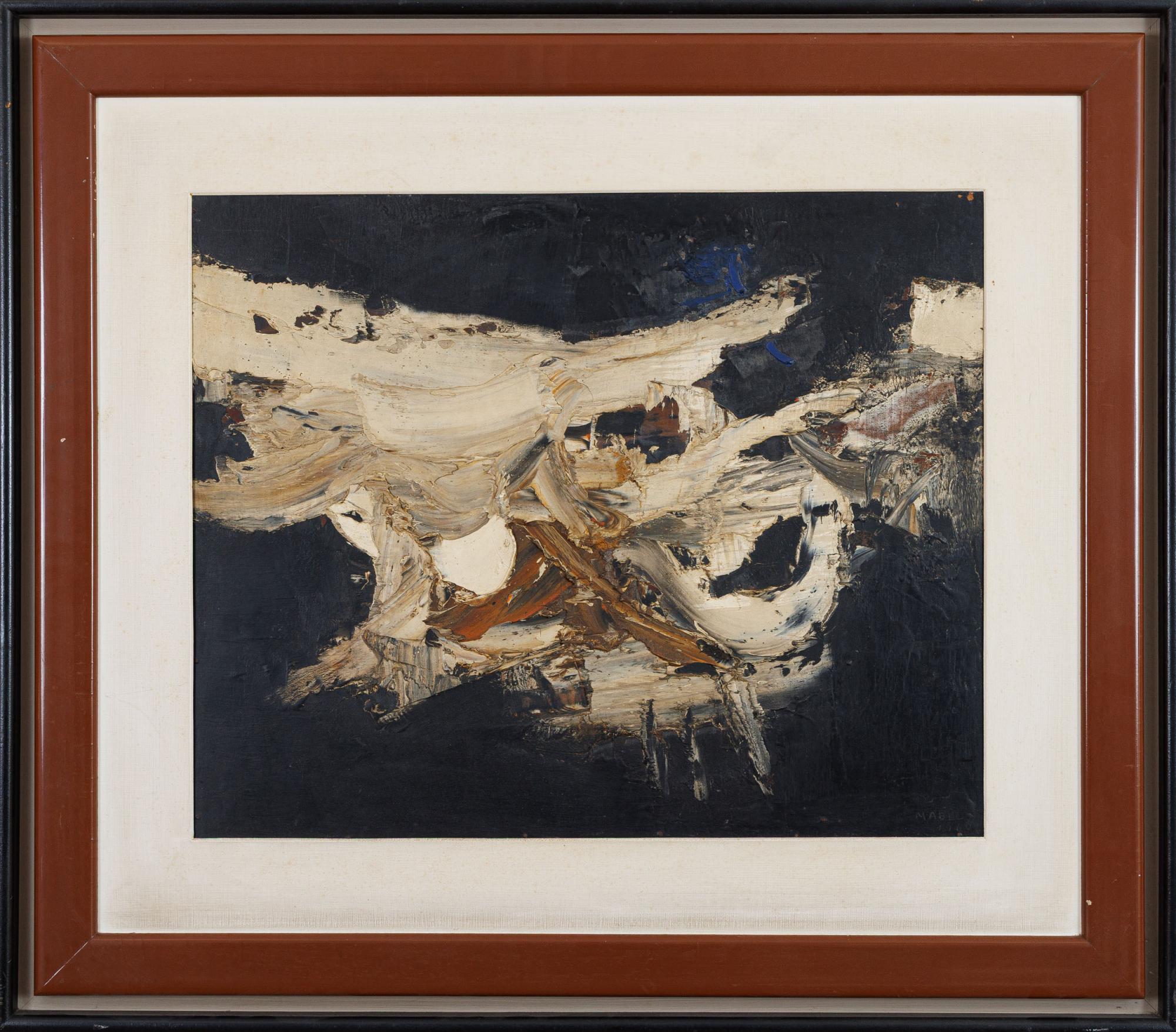 Manabu Mabe - Sem título, 1960, óleo sobre madeira, 50 x 60 cm