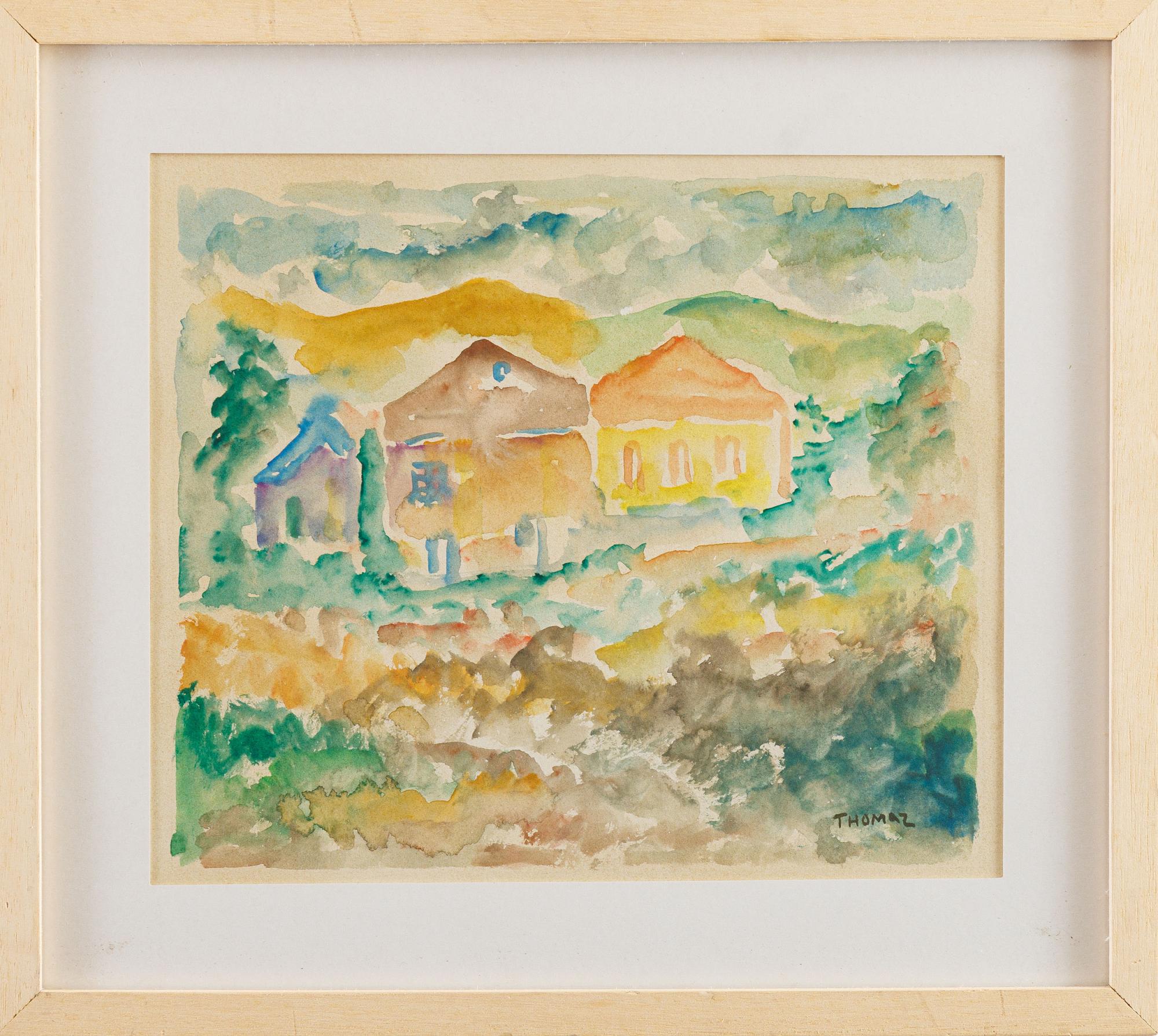 Thomaz Ianelli - Sem título, s.d., aquarela sobre papel, 24 x 28 cm