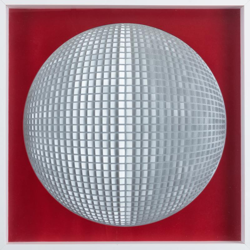 Ben Abounassif - Movimientos Geometricos 2016 técnica mista 67 x 67 x 6 cm