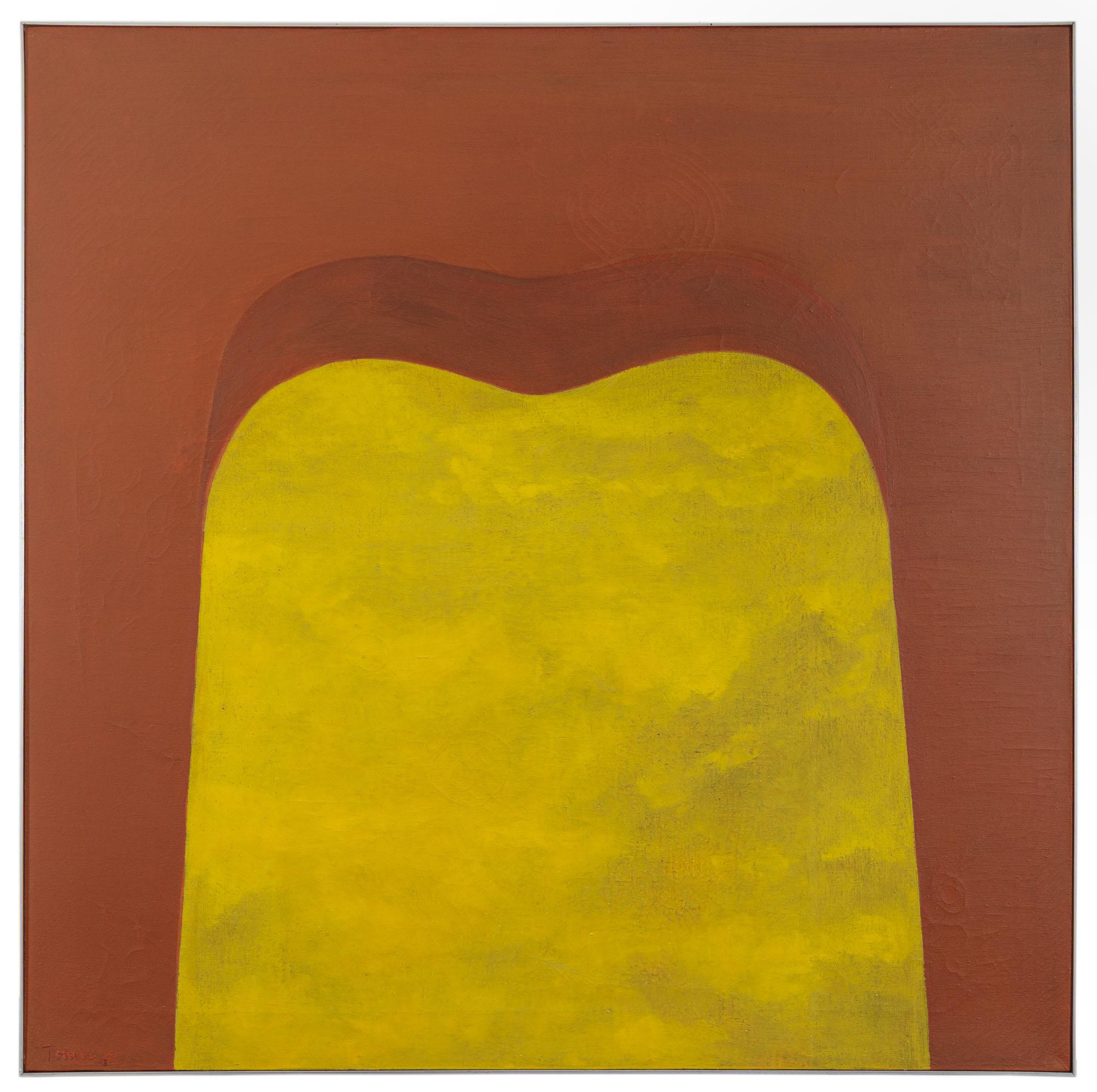 Tomie Ohtake - Sem título, 1973, óleo sobre tela, 100 x 100 cm