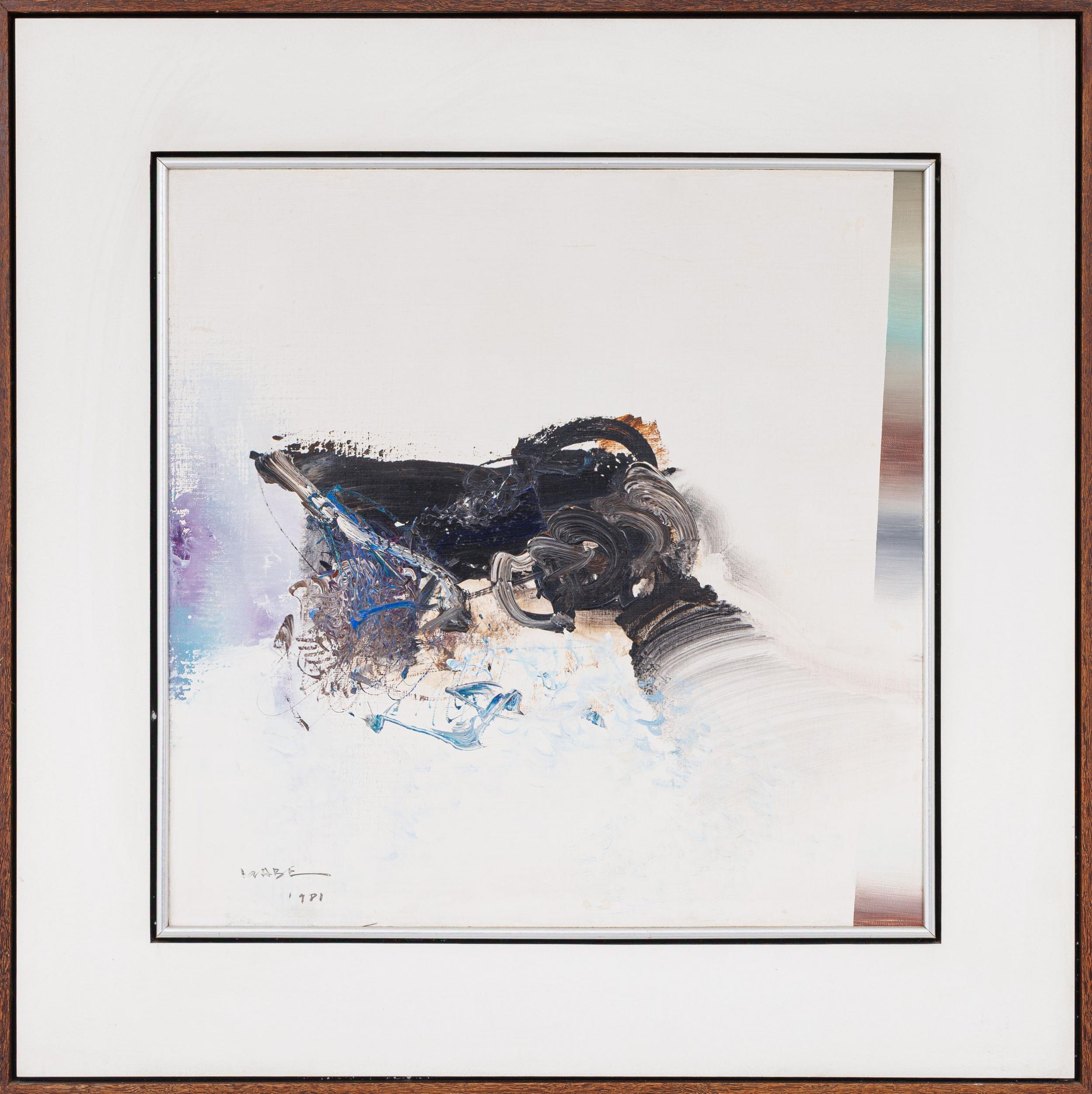 Manabu Mabe - Sem título, 1981, óleo sobre tela, 50,5 x 50,5