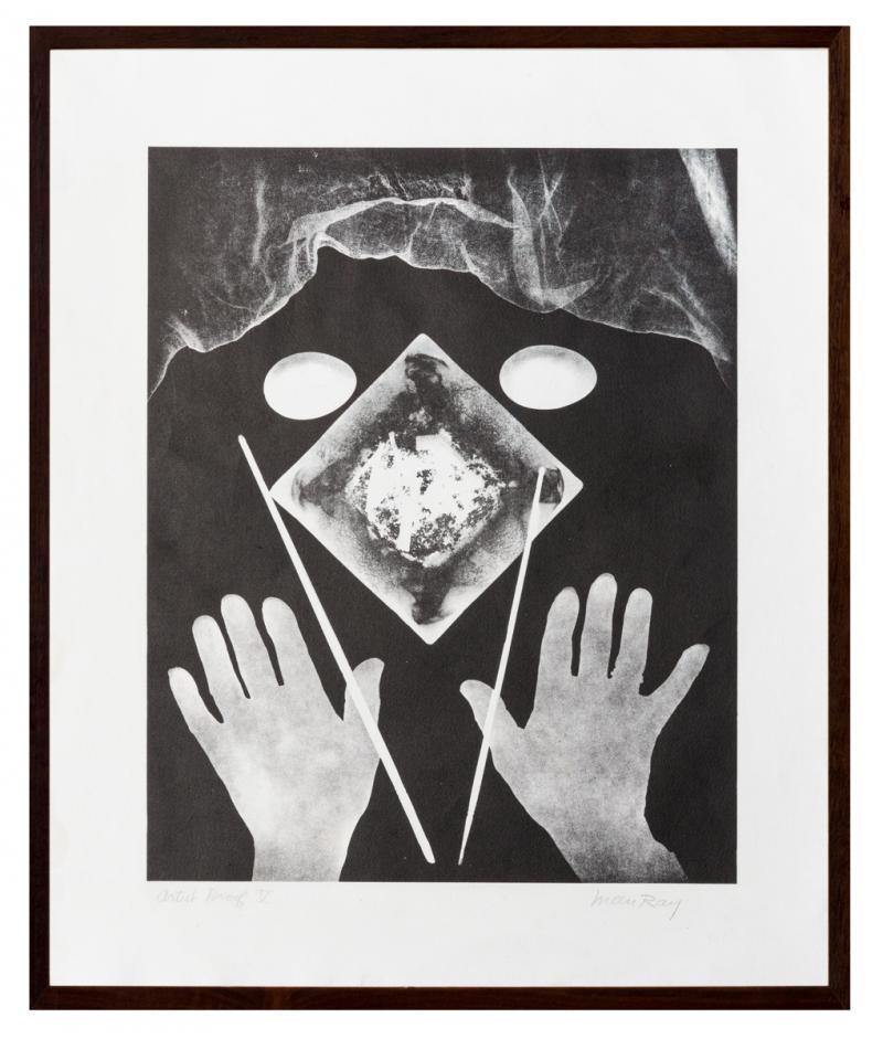 Man Ray - Sem título, s.d., P.A. V, litografia sobre papel, 53,5 x 45 cm