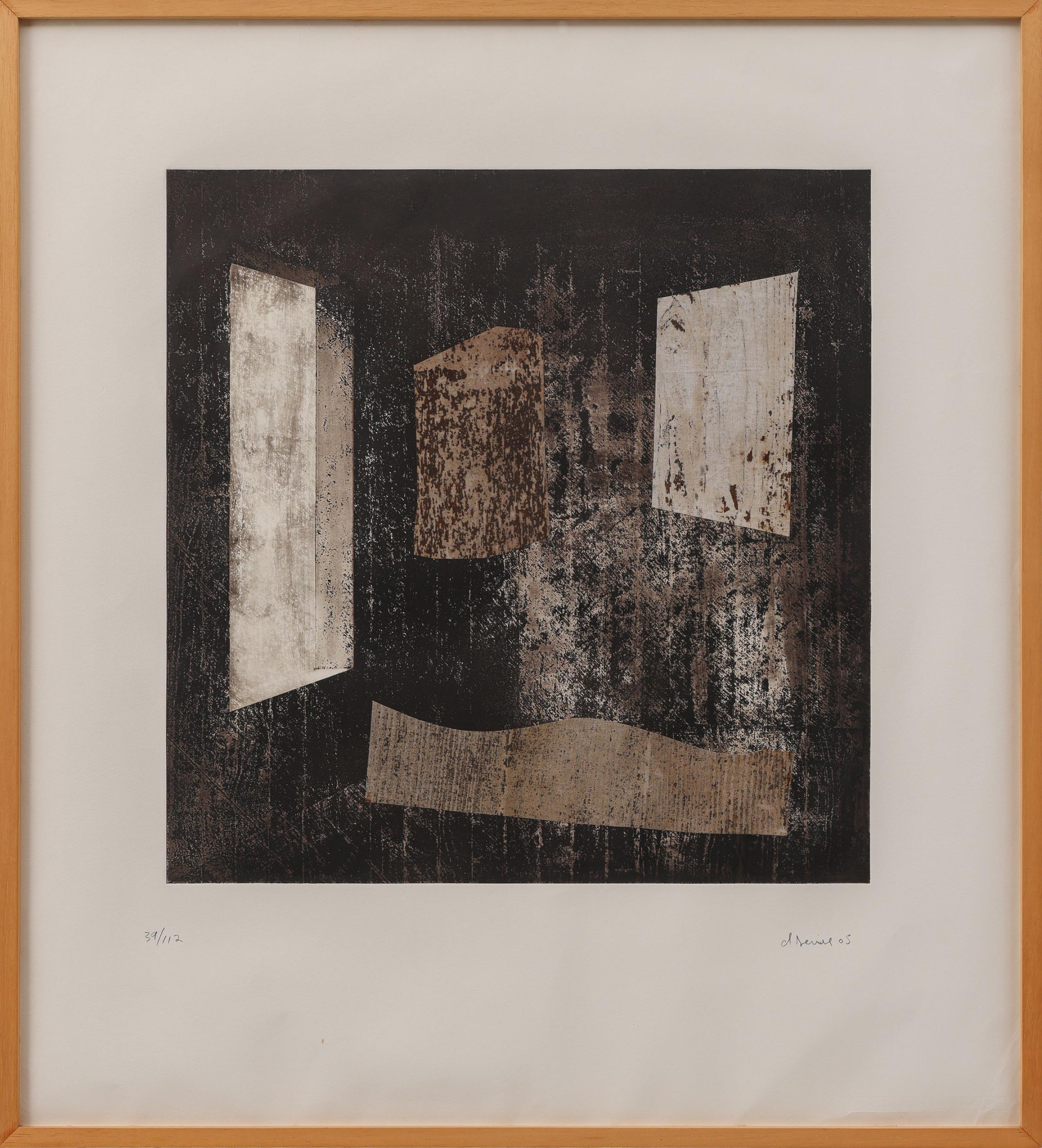 Daniel Senise - Sem título, 2005, 39/112, litogravura sobre papel, 77 x 70 cm