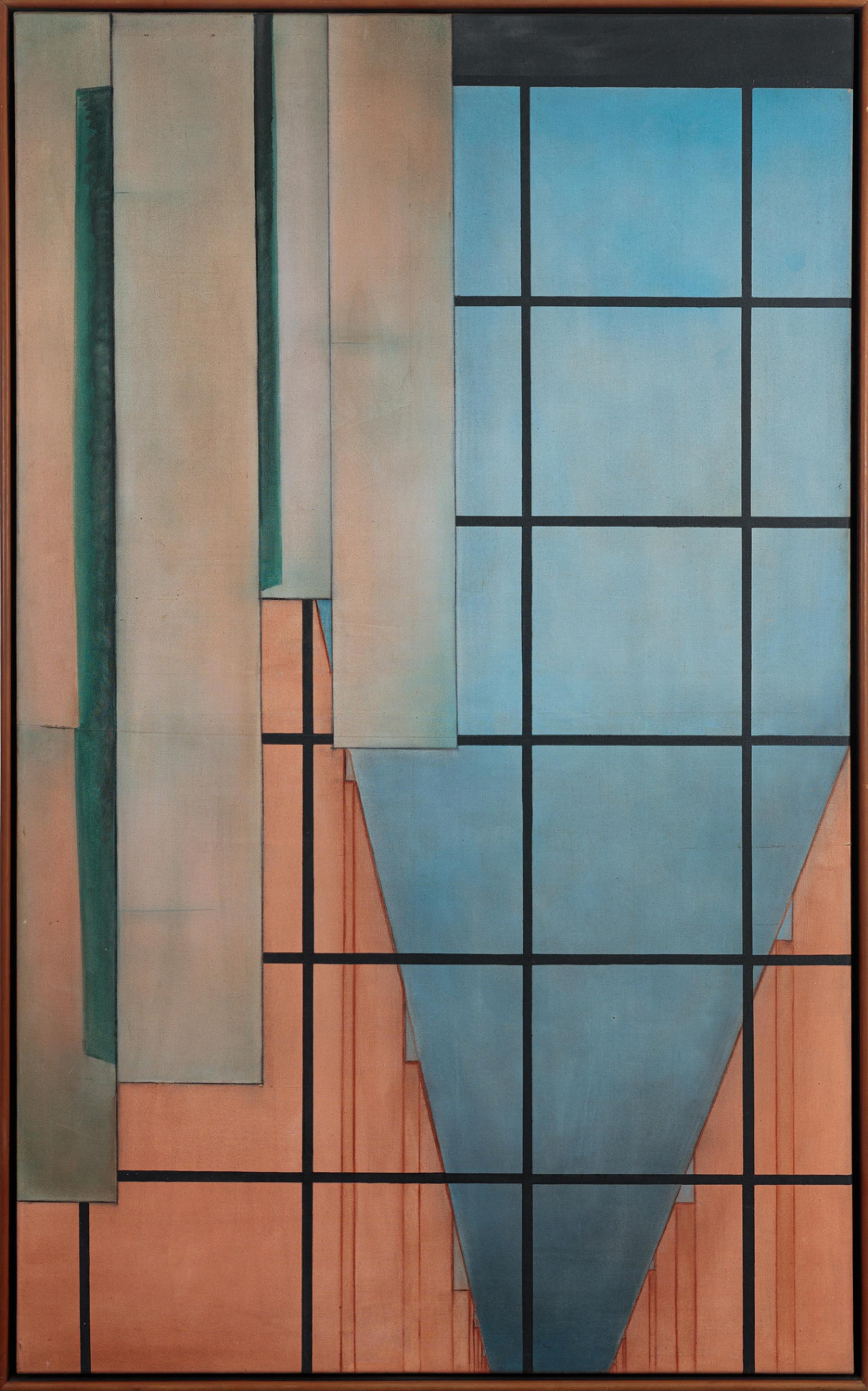 Luiz Paulo Baravelli - Sem título, 1977, acrílica sobre tela, 195 x 120 cm