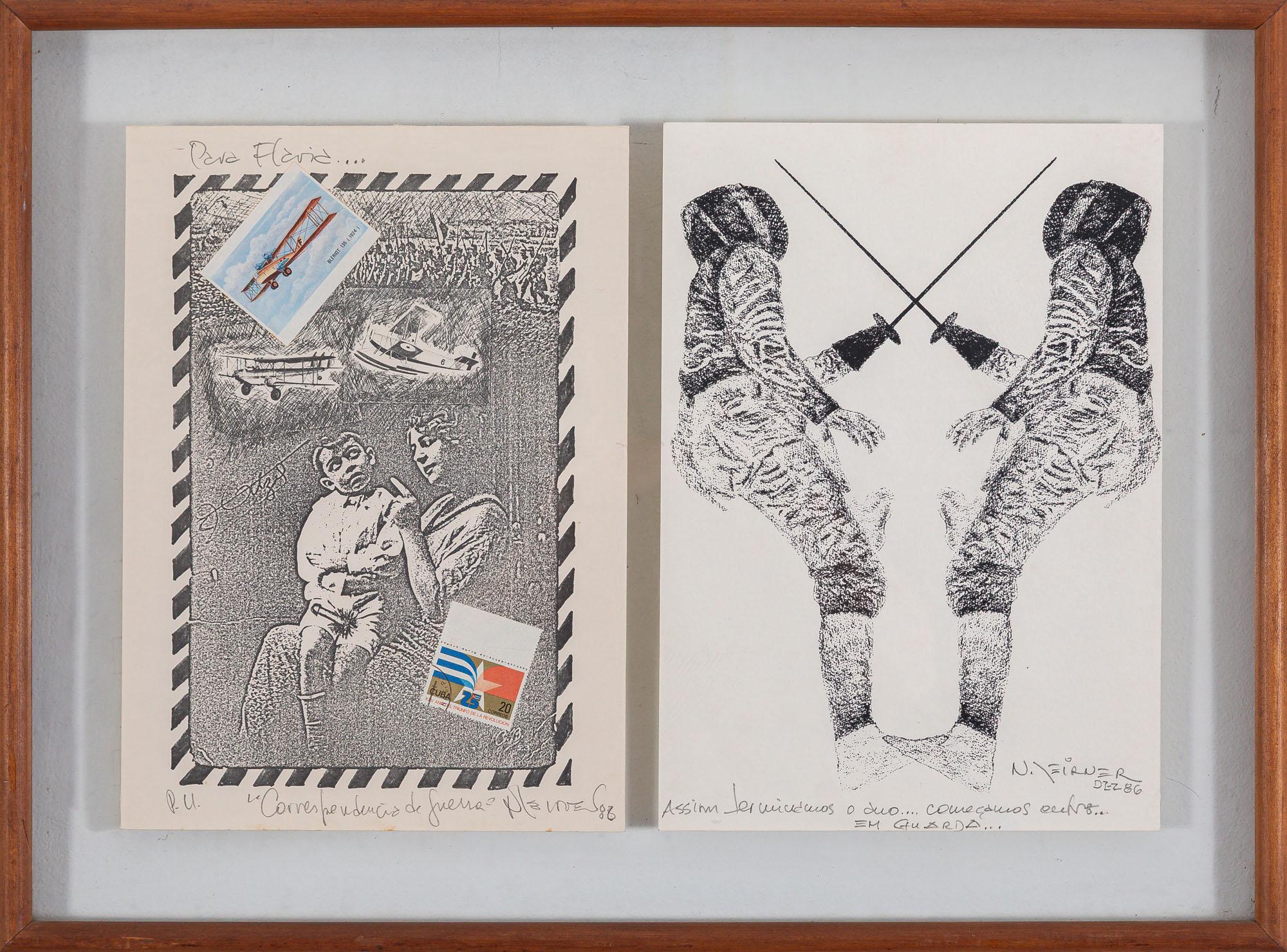 Nelson Leirner - Sem título, 1986, P.U., gravura, 34 x 50 cm