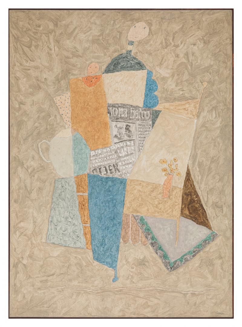 Thomaz Ianelli - Café das quatro e meia, 1973, óleo sobre tela, 110 x 80 cm