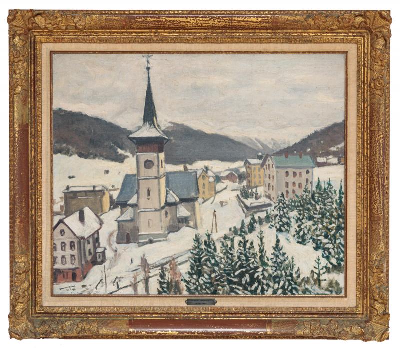 Albert Marquet - Davos, 1936, óleo sobre tela, 55 x 65,5 cm