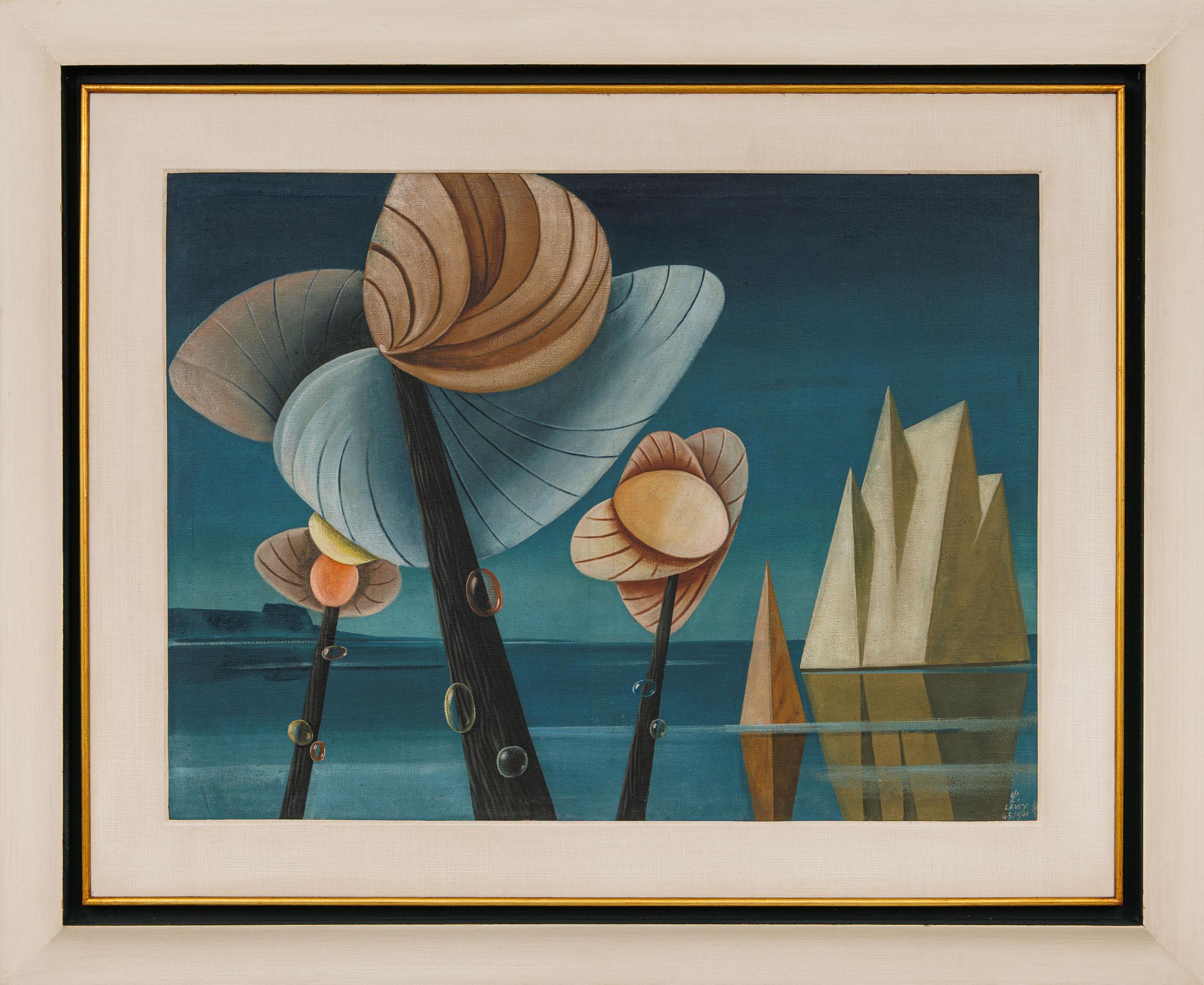 Walter Lewy - Sem título, 1971, óleo sobre tela, 60 x 80 cm