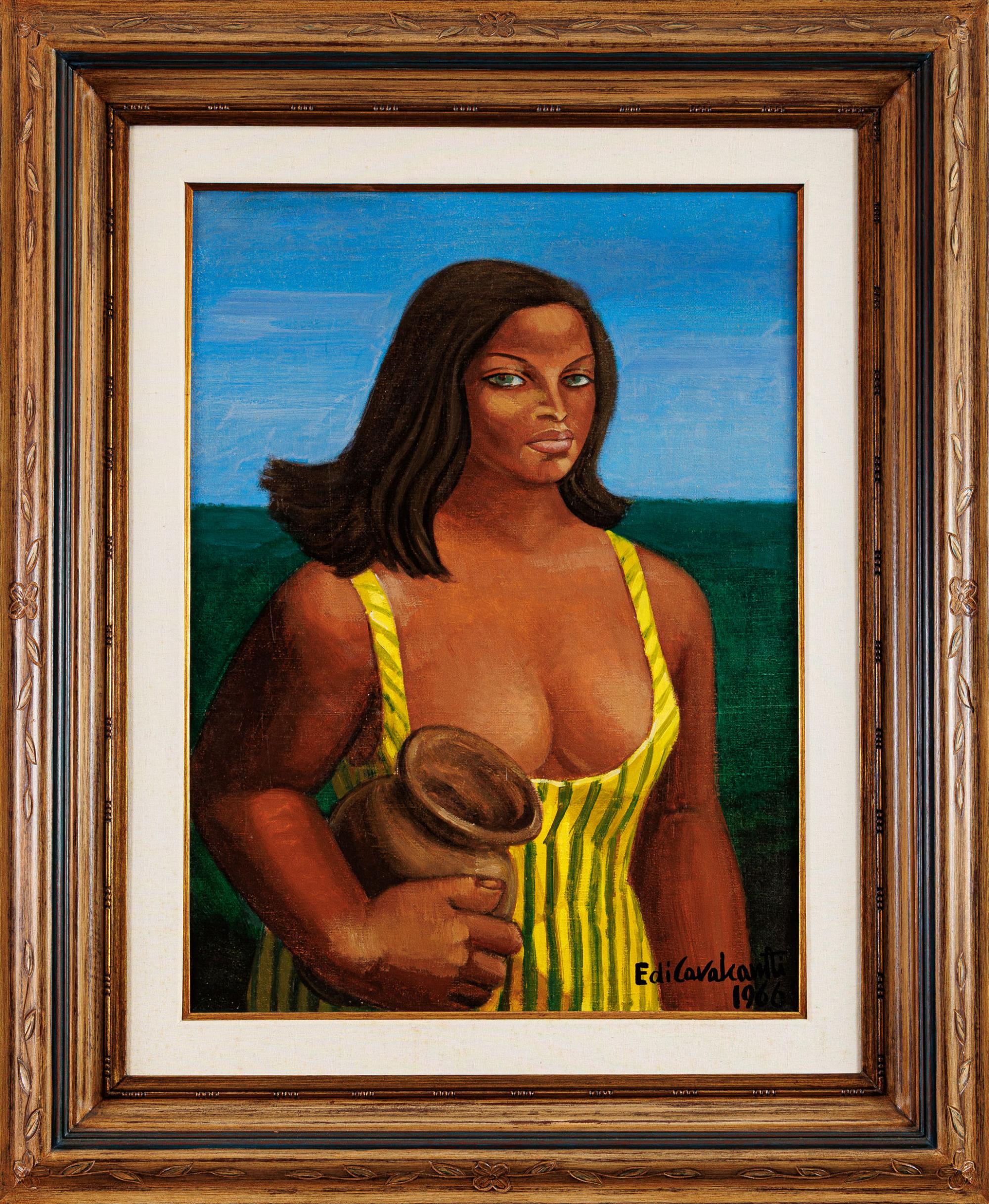 Di Cavalcanti - Mulata, 1966, óleo sobre tela, 79 x 58 cm