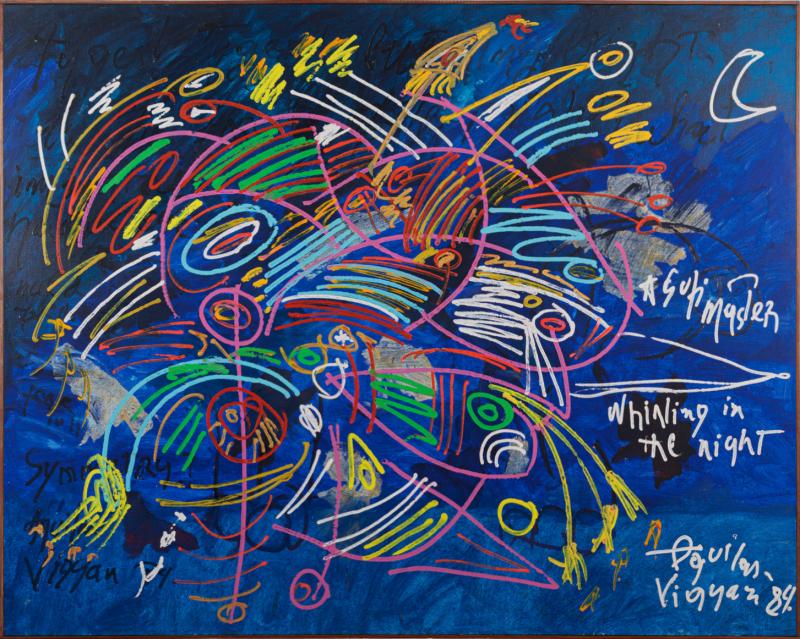 José Roberto Aguilar - Sem título 1984 acrílica sobre tela 155 x 195 cm