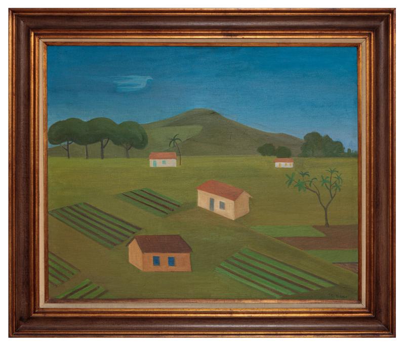 Francisco Rebolo - Paisagem, 1979, óleo sobre tela, 81 x 100 cm