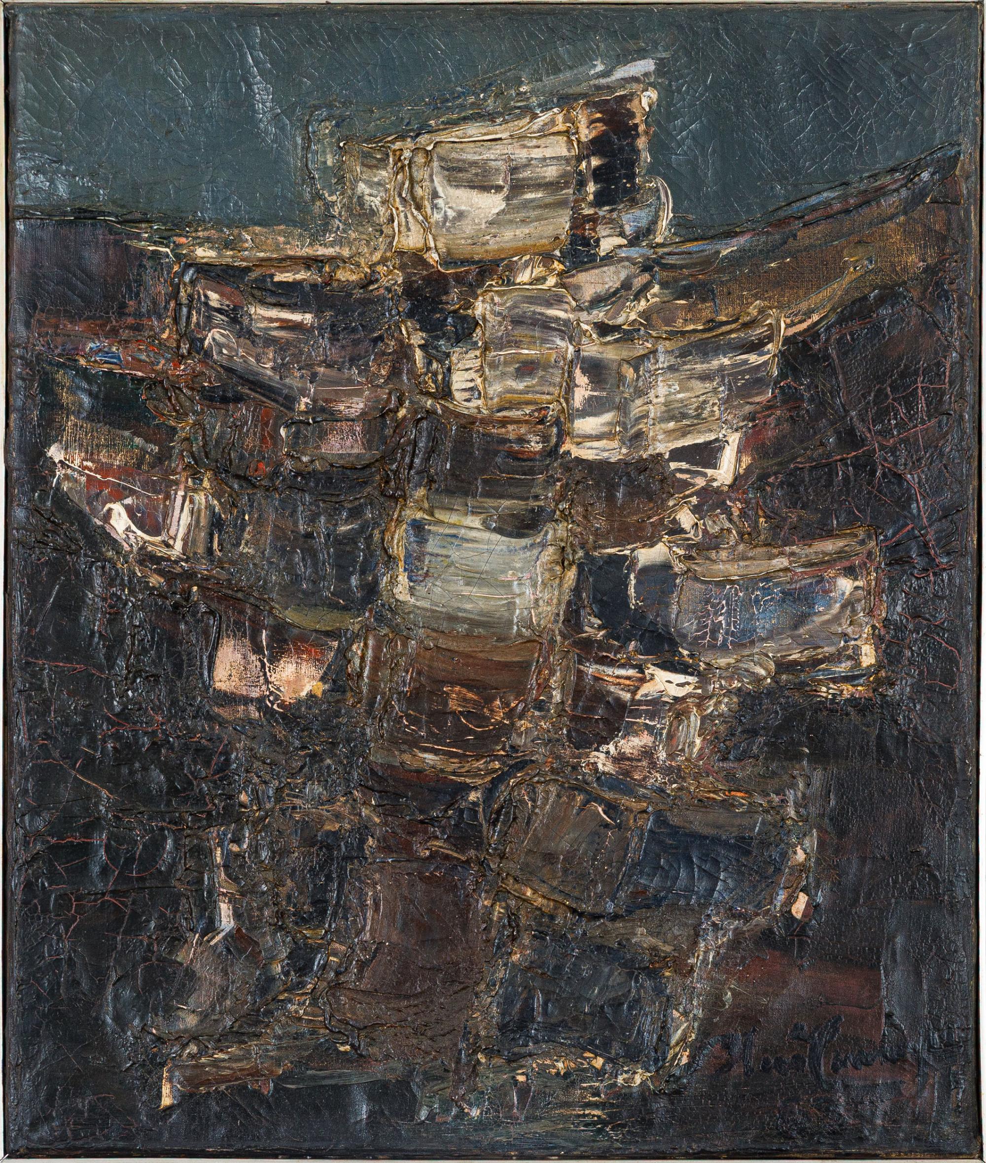 Iberê Camargo - Favela, 1963, óleo sobre tela, 55 x 46 cm