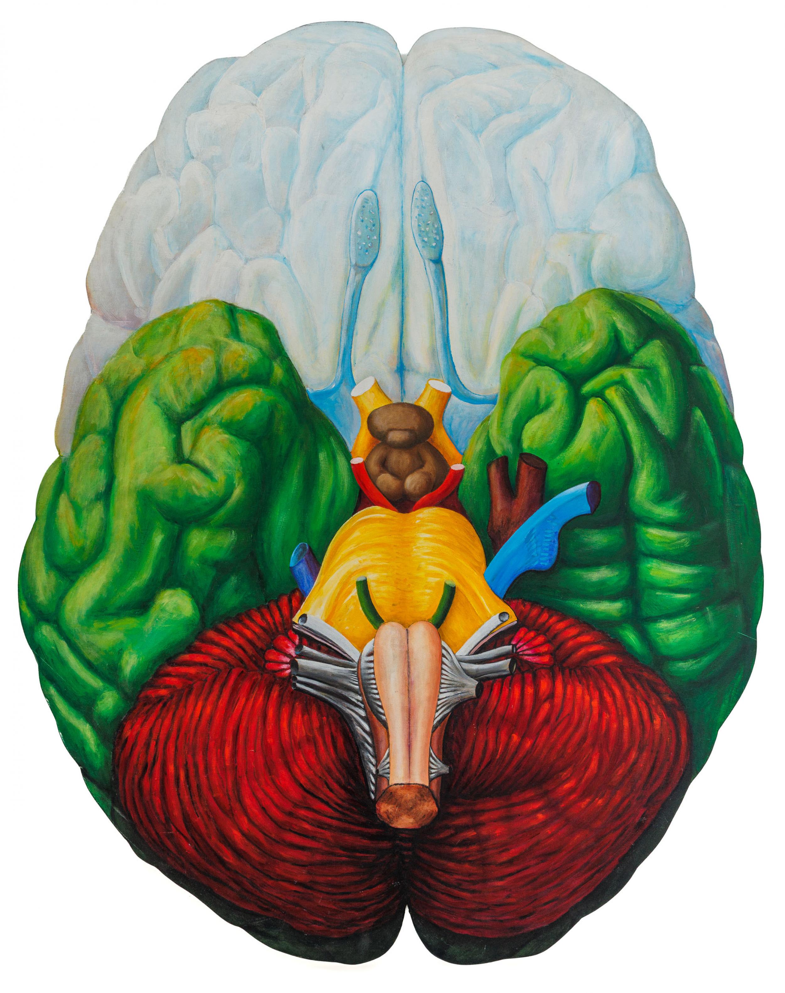 Antonio Peticov - The Little Repare - Alice, 1996, acrílica sobre tela, 150 x 122 cm