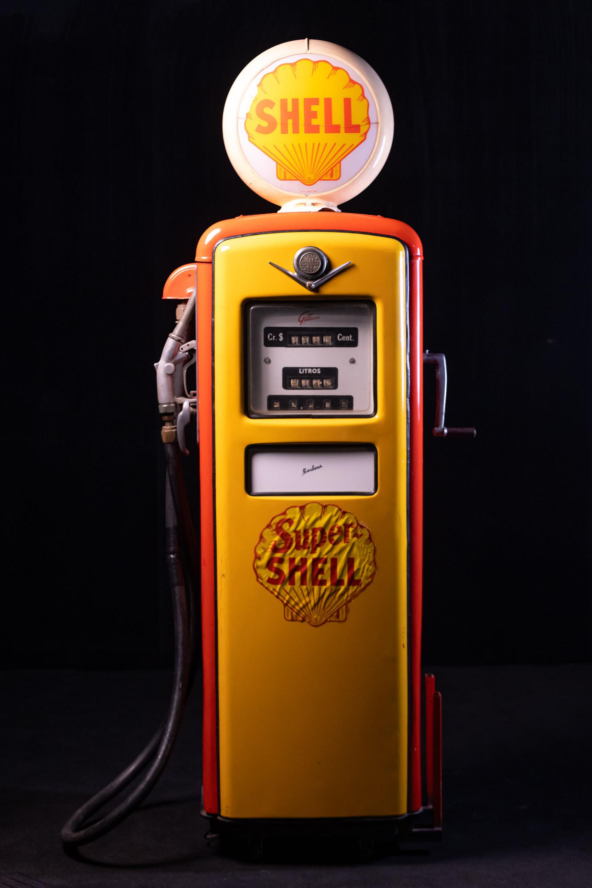 SHELL - LOTE BENEFICENTE - Bomba de gasolina Super SHELL