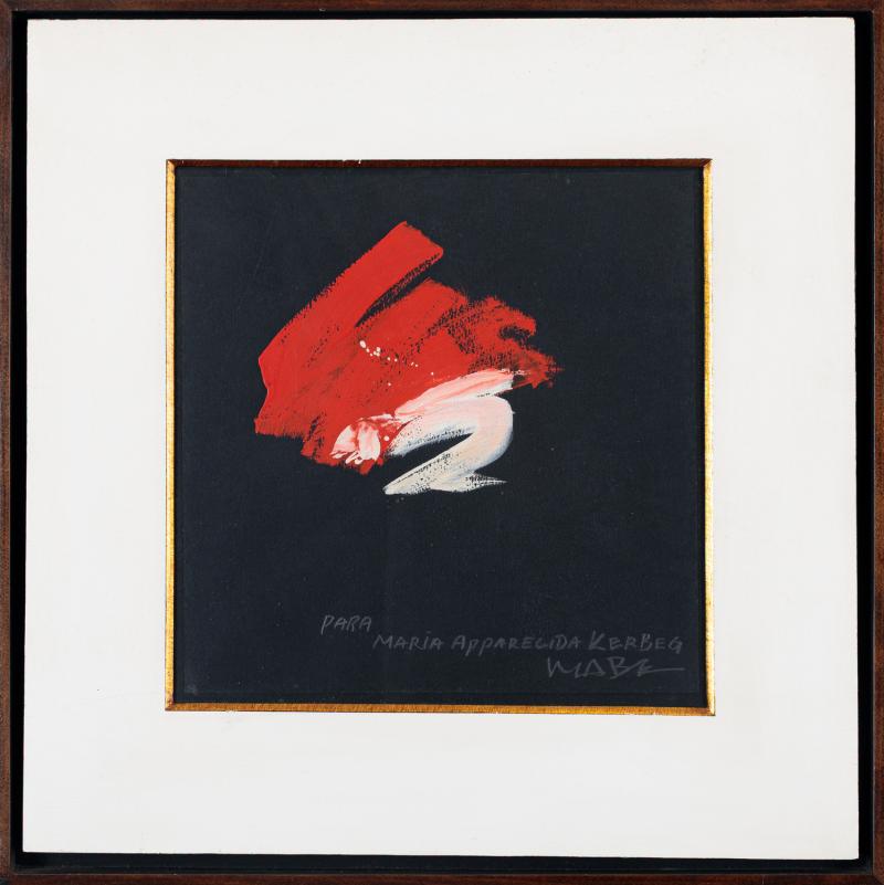 Manabu Mabe - Sem título s.d. óleo sobre cartão 28 x 28 cm