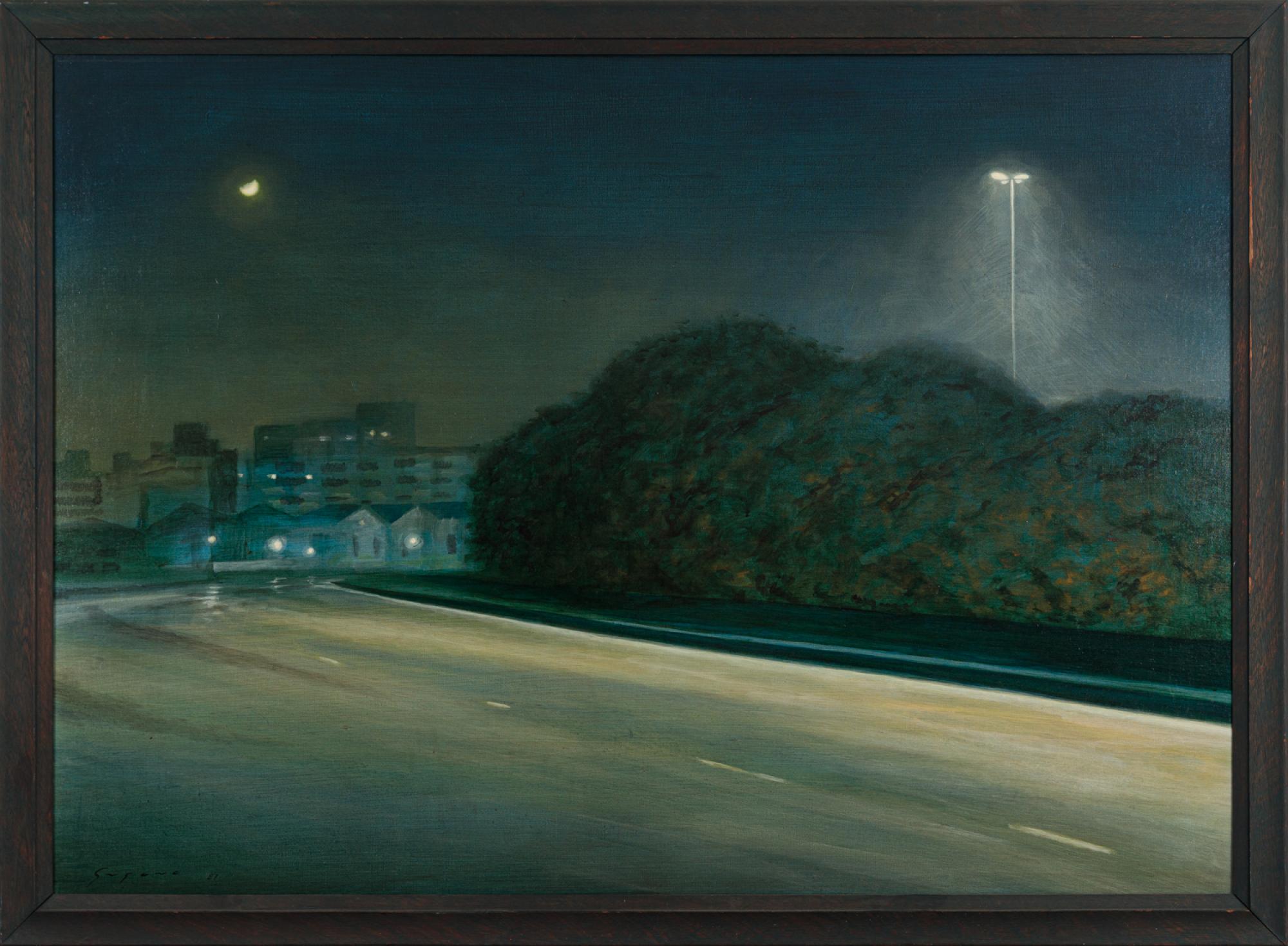 Gregório Gruber  - Sem título, 1987, óleo sobre tela, 100 x 145 cm