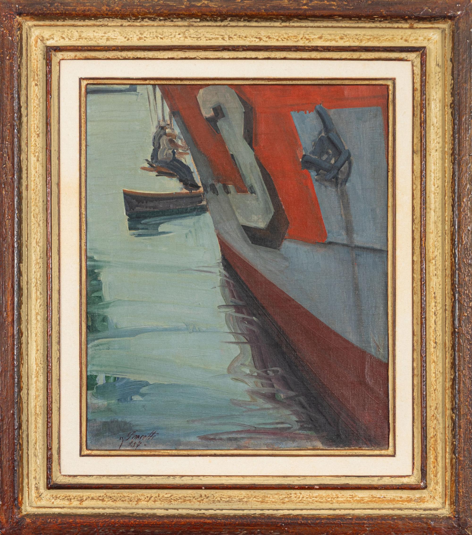 Pancetti - A Pintura do Navio e Barco, 1937, óleo sobre tela, 46 x 39 cm