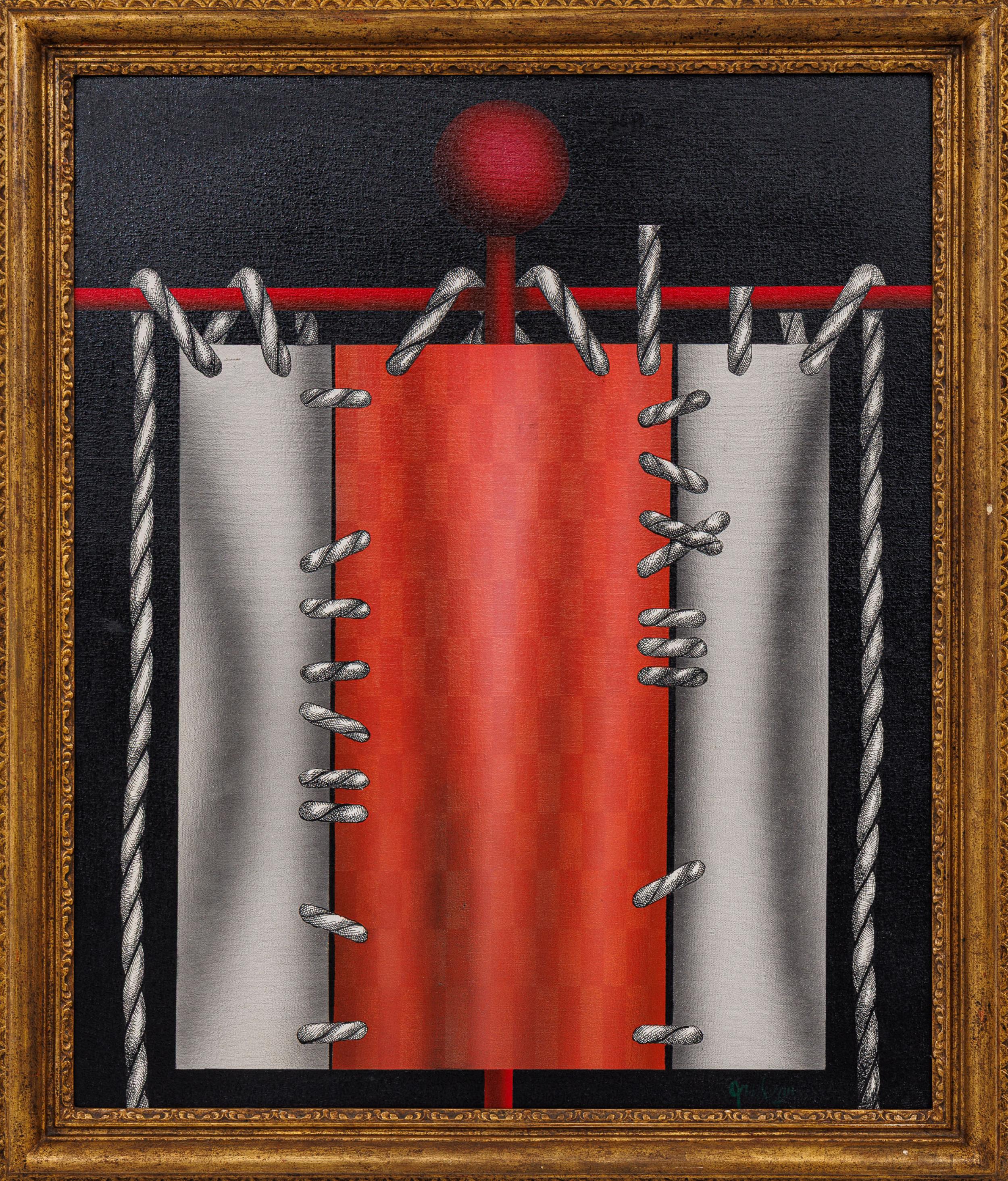 Mario Gruber - Sem título, s.d., óleo sobre tela, 90 x 75 cm