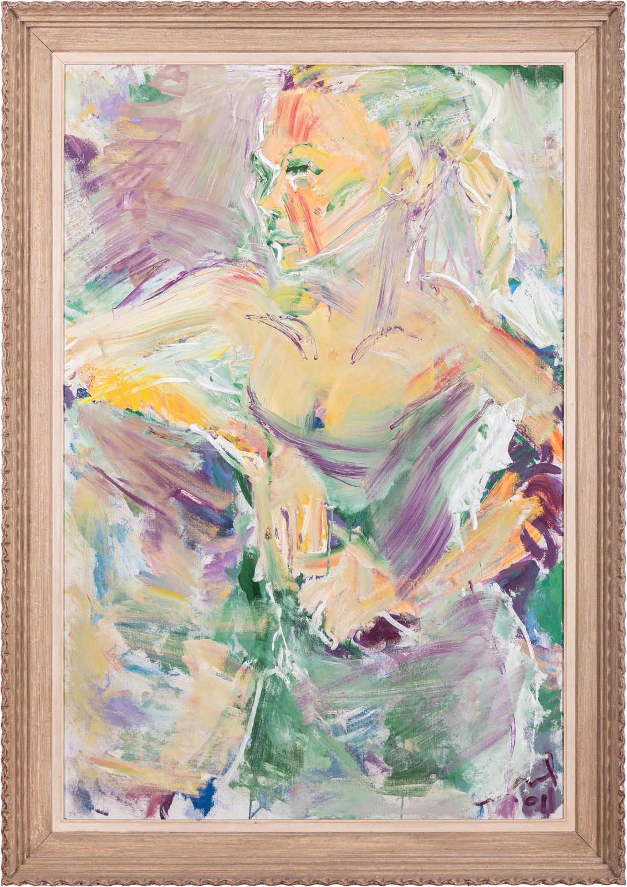 Antonio Hélio Cabral - Figura Feminina, 2001, óleo sobre tela, 150 x 100 cm