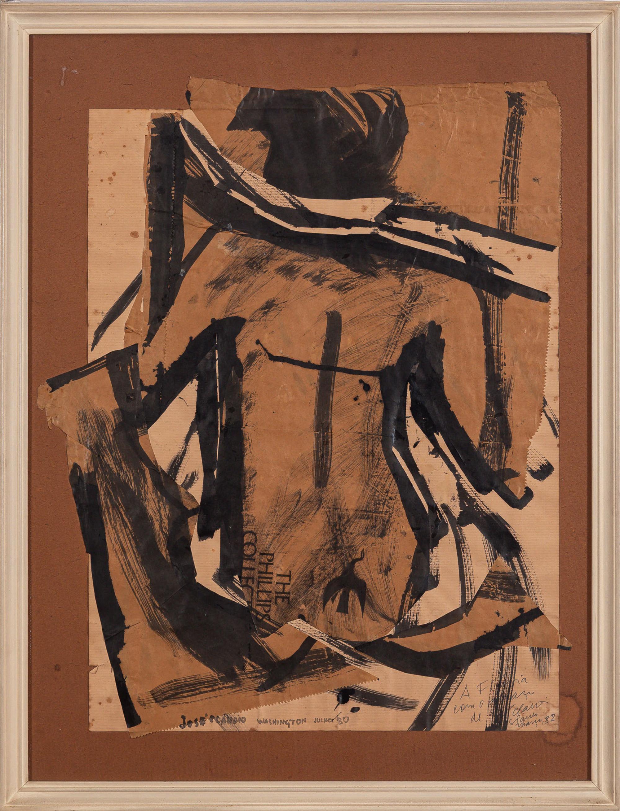 José Claudio - Sem título, 1980, técnica mista sobre papel, 63 x 50 cm
