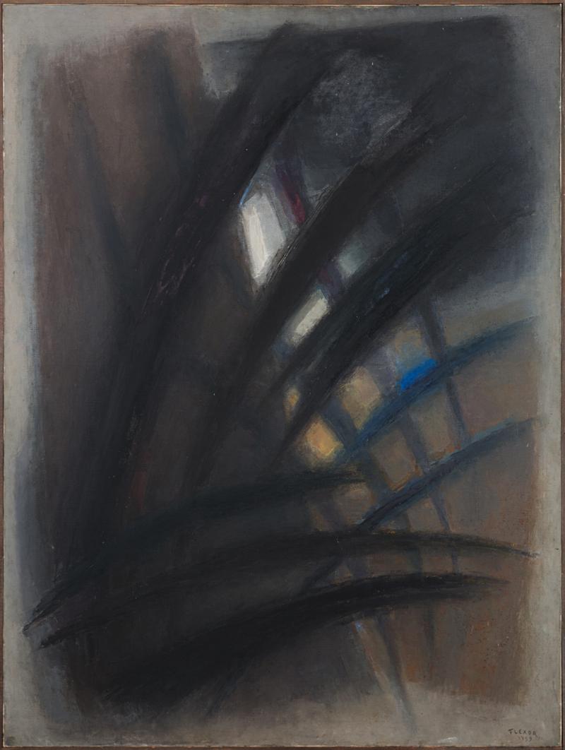 Samson Flexor - Sem título 1959 óleo sobre tela 130 x 97 cm
