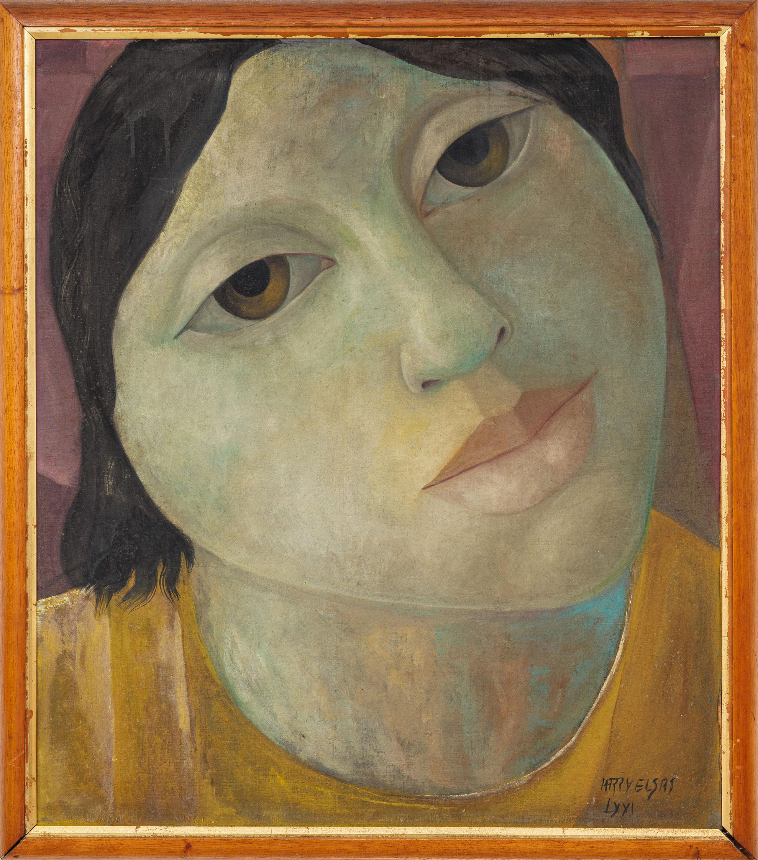 Harry Elsas - Sem título, 1971, óleo sobre tela, 80 x 70 cm