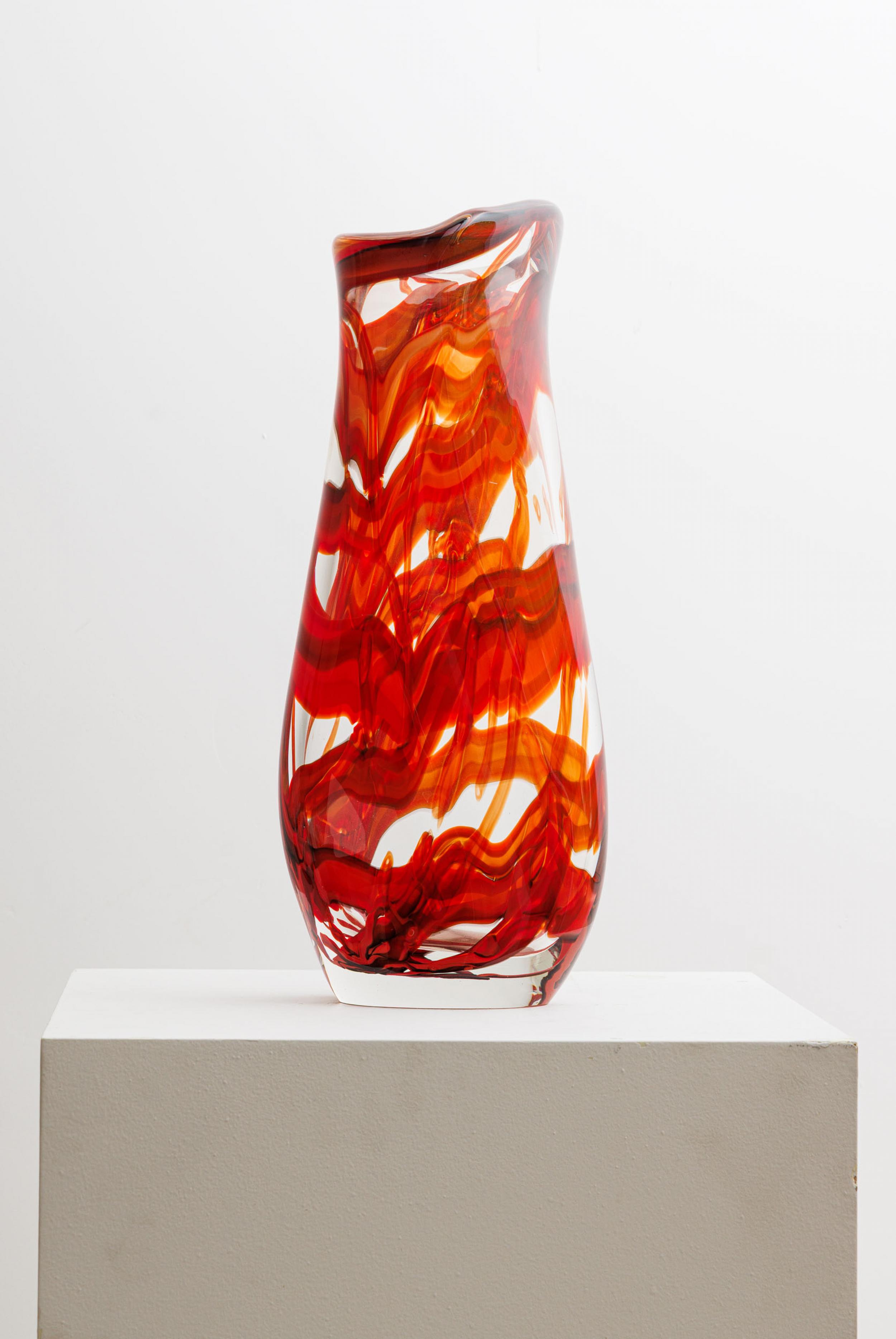 Vaso de Murano - Sem título , Déc. 1990, Vidro de Murano, 43 x 18 x 18 cm