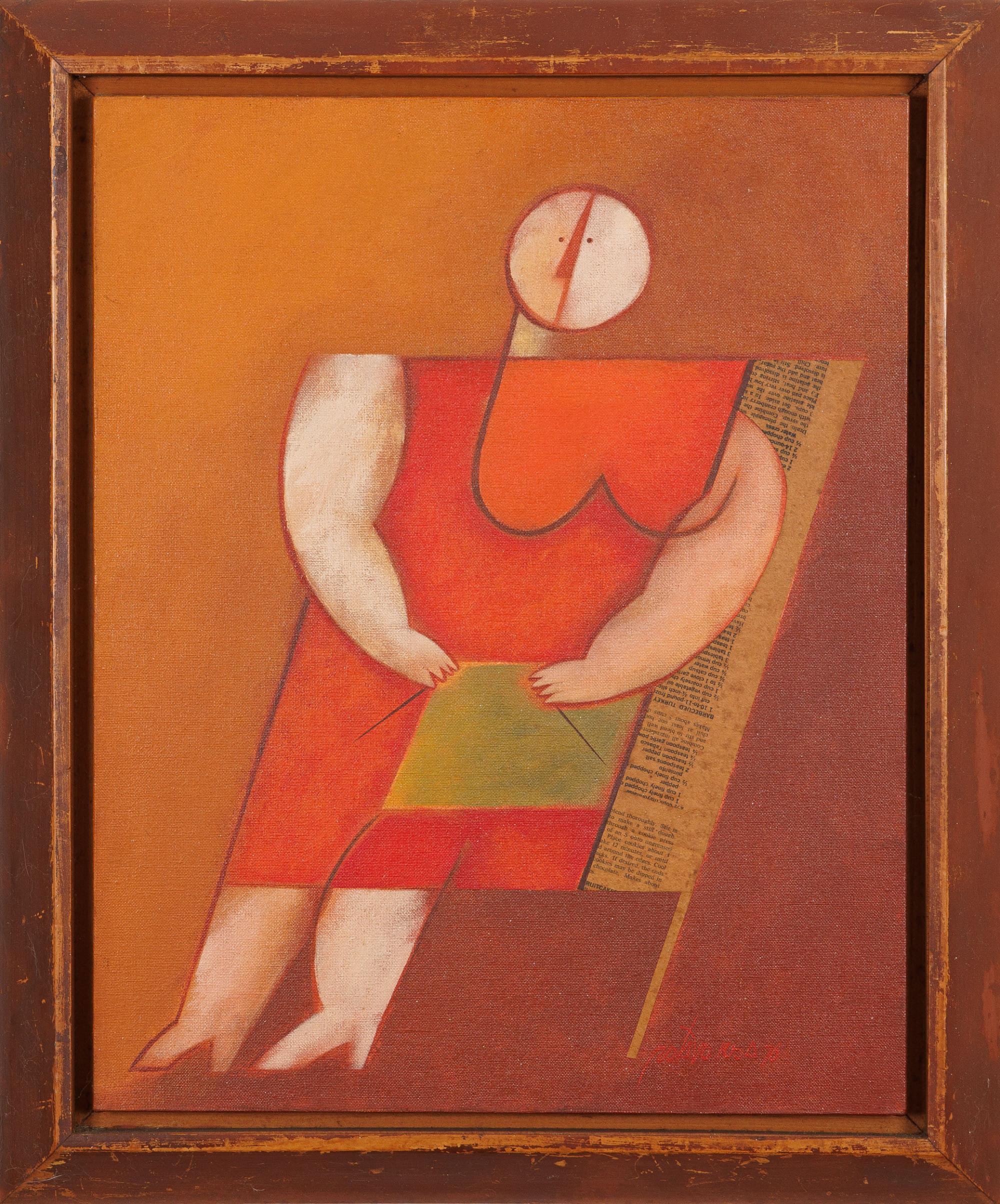 Gustavo Rosa - Sem título, 1976, óleo sobre tela, 50 x 40 cm