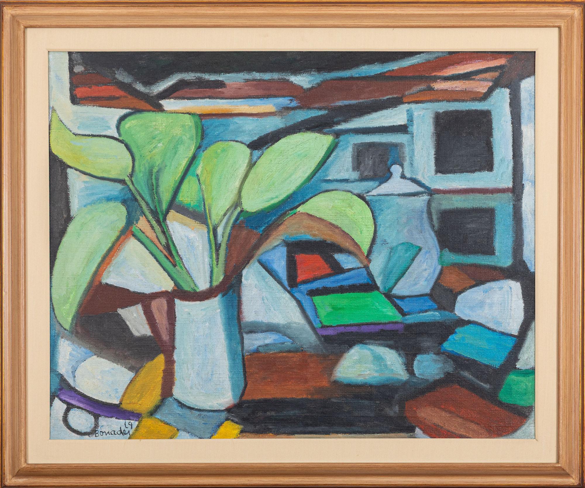 Aldo Bonadei - Vaso com flores, 1969, óleo sobre tela, 65 x 80 cm