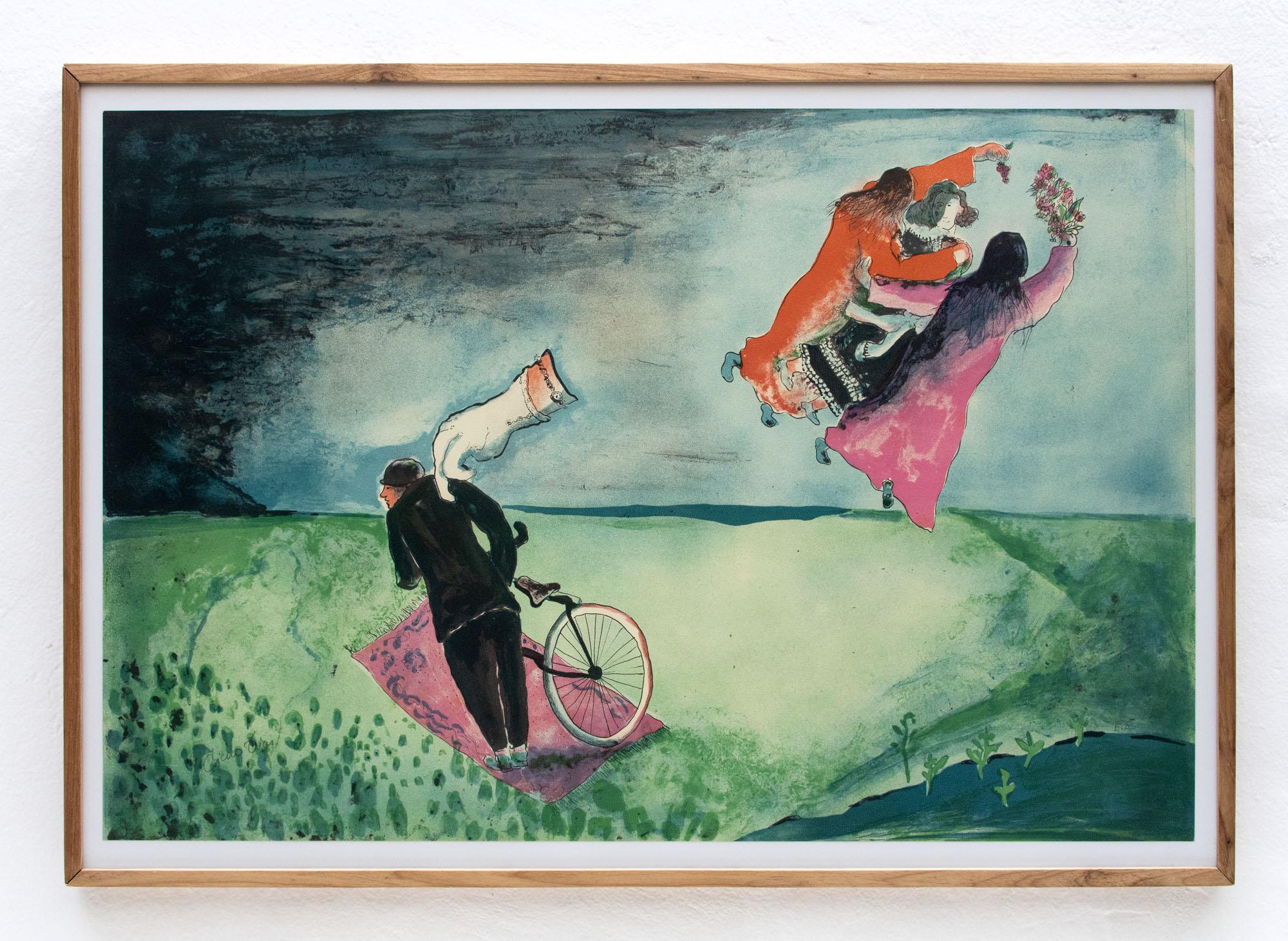 Cicero Dias - LOTE BENEFICENTE - Sem título, 1983, litogravura sobre papel, assinado canto inferior esquerdo, edição: E.A. no canto inferior direito, 88 x 100 cm