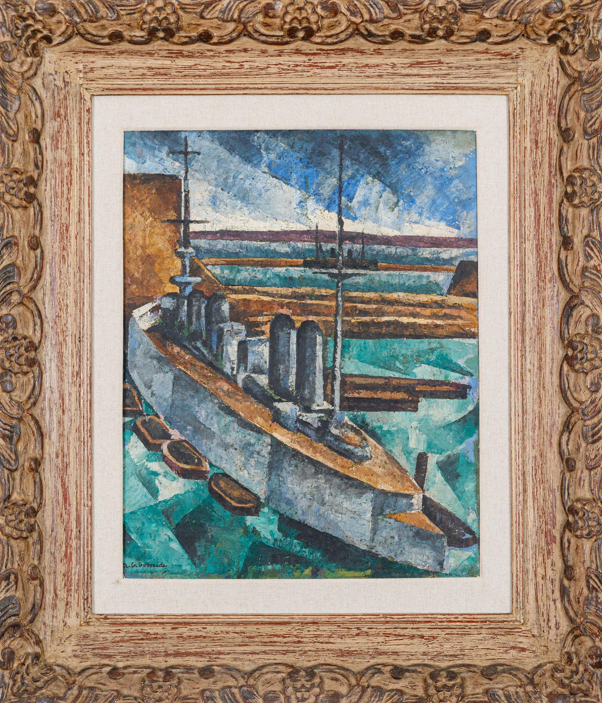 Antonio Gomide - Porto, 1923, óleo sobre tela, 46 x 38,3 cm