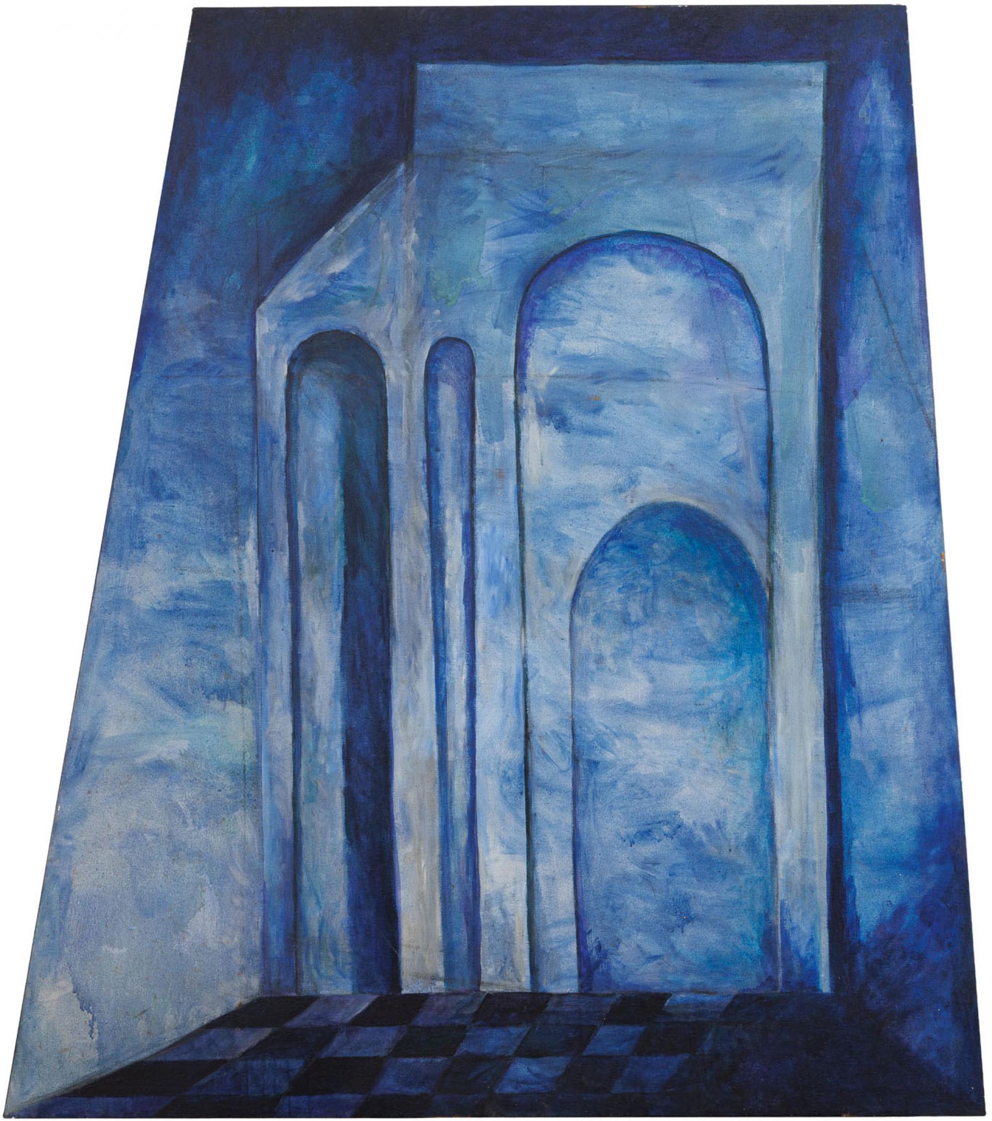 Sérgio Fingermann - Sem título, 1988, óleo sobre tela, 190 x 170 cm