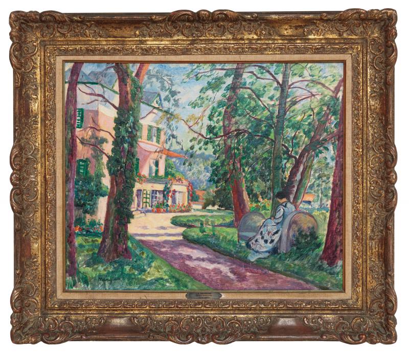 Henri Manguin - La Reinerie, s.d., óleo sobre tela, 55 x 65 cm