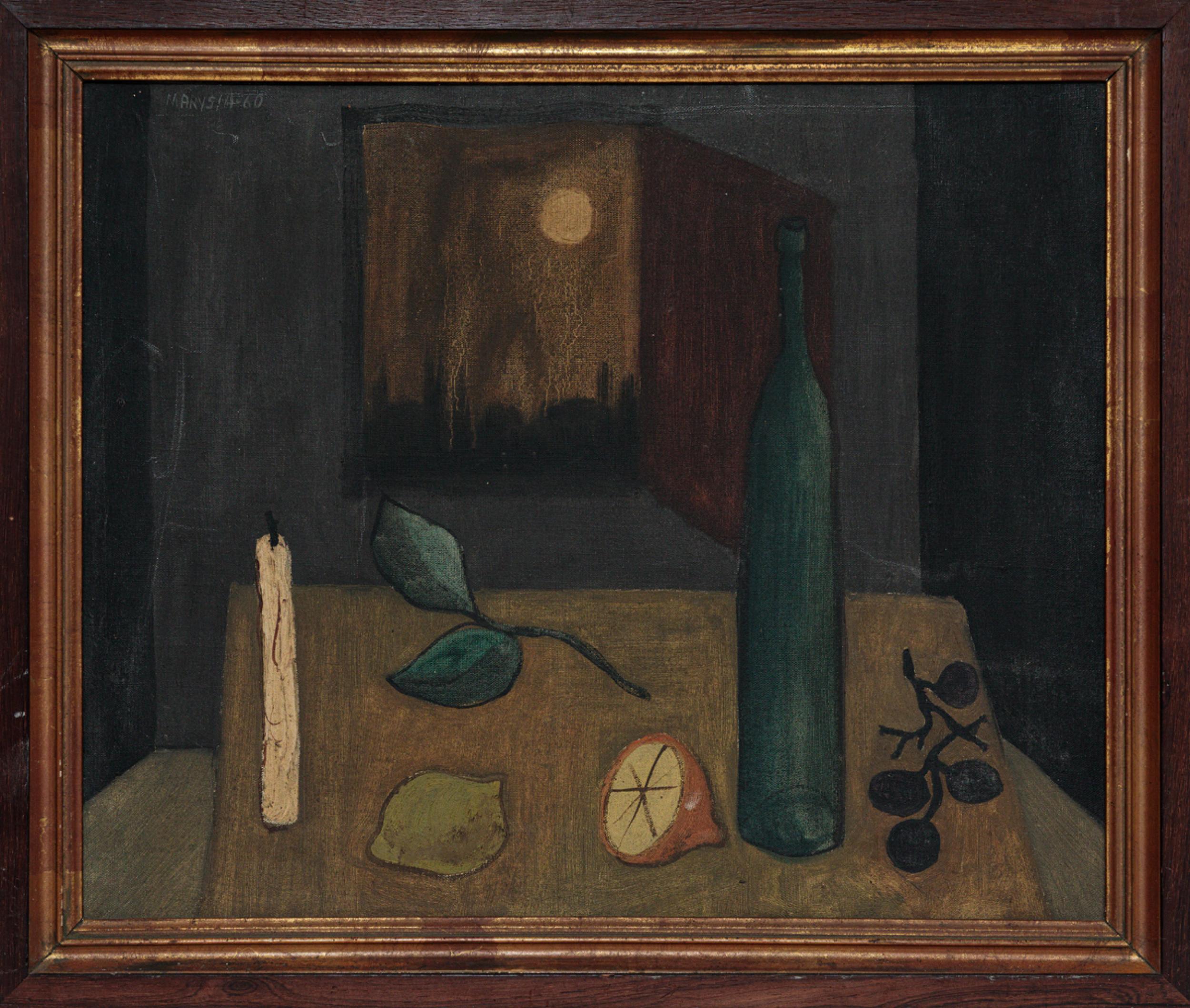 Marysia Portinari - Natureza morta, 1960, óleo sobre tela, 38 x 46 cm