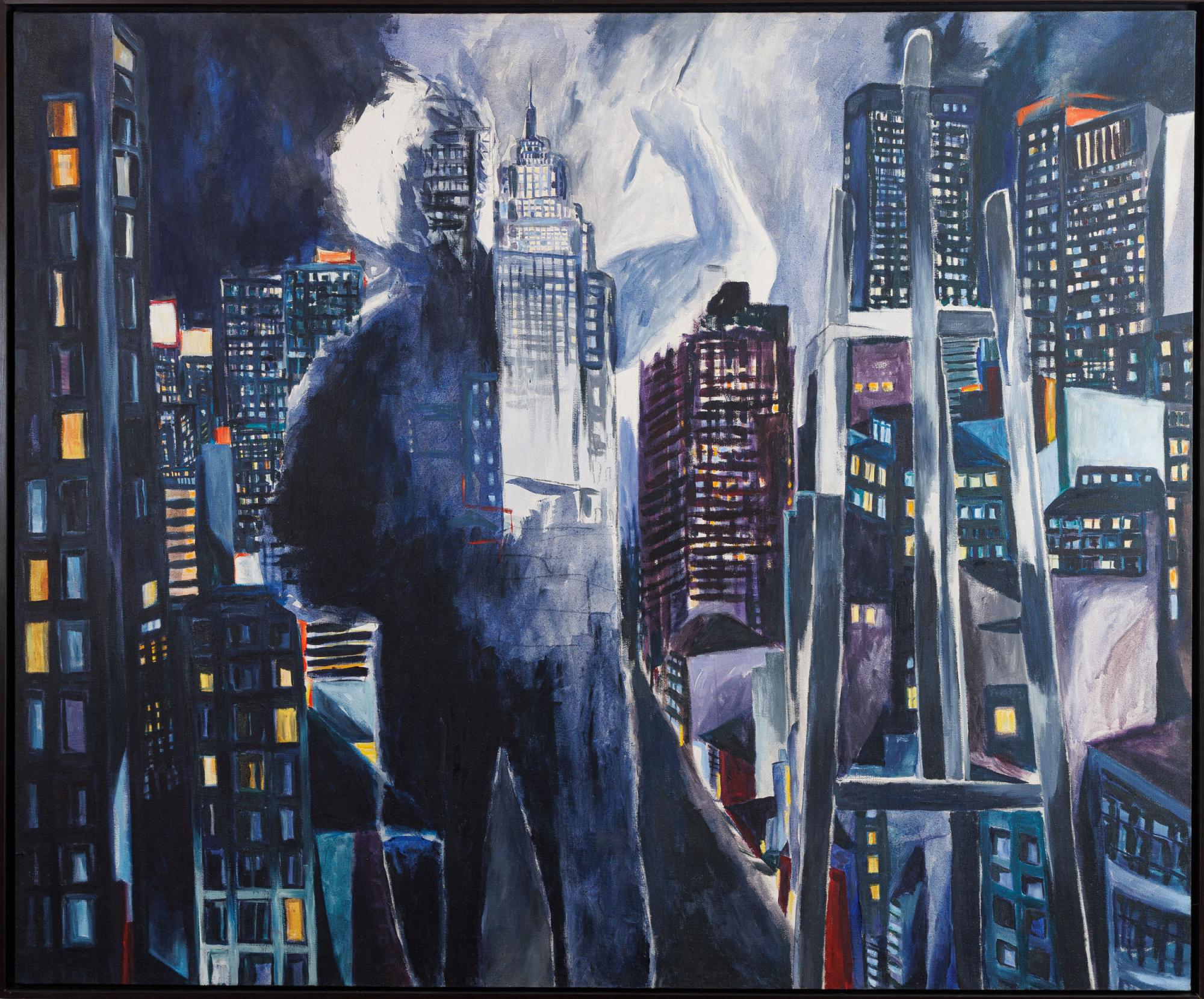 Sérgio Fingermann - Sem título, s.d., óleo sobre tela, 165 x 200 cm