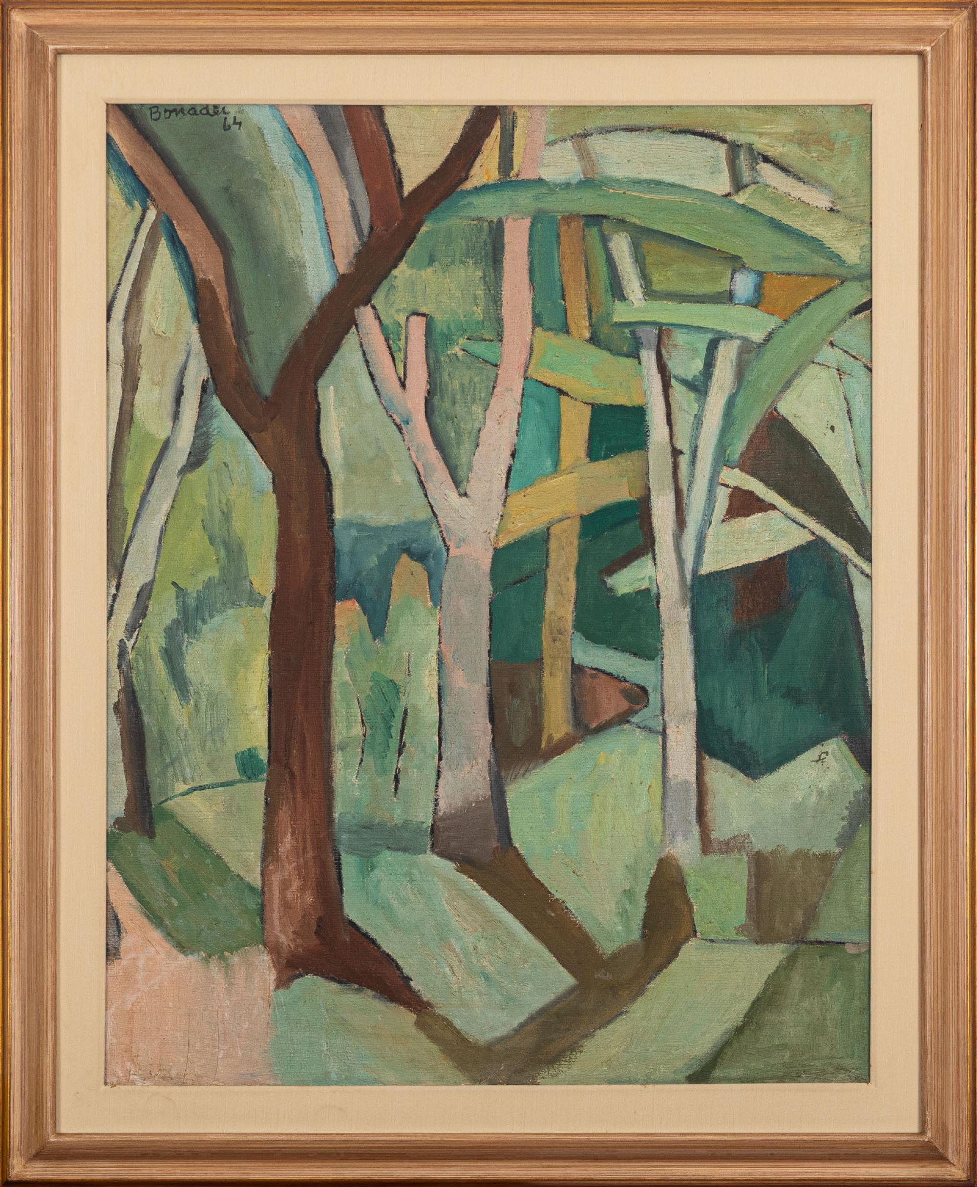 Aldo Bonadei - Paisagem, 1964, óleo sobre tela, 77 x 60 cm