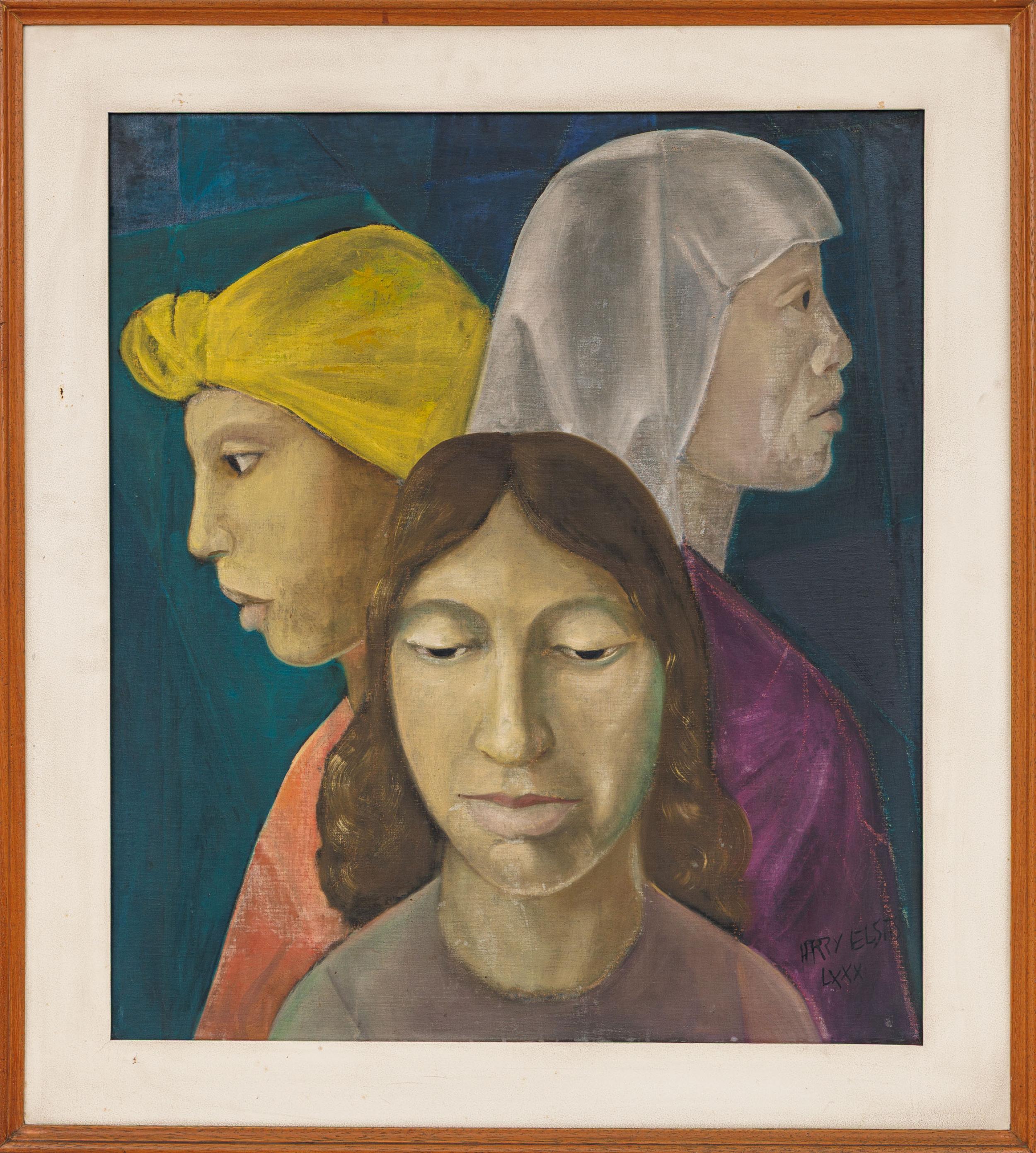 Harry Elsas - Sem título, 1980, óleo sobre tela, 80 x 70 cm