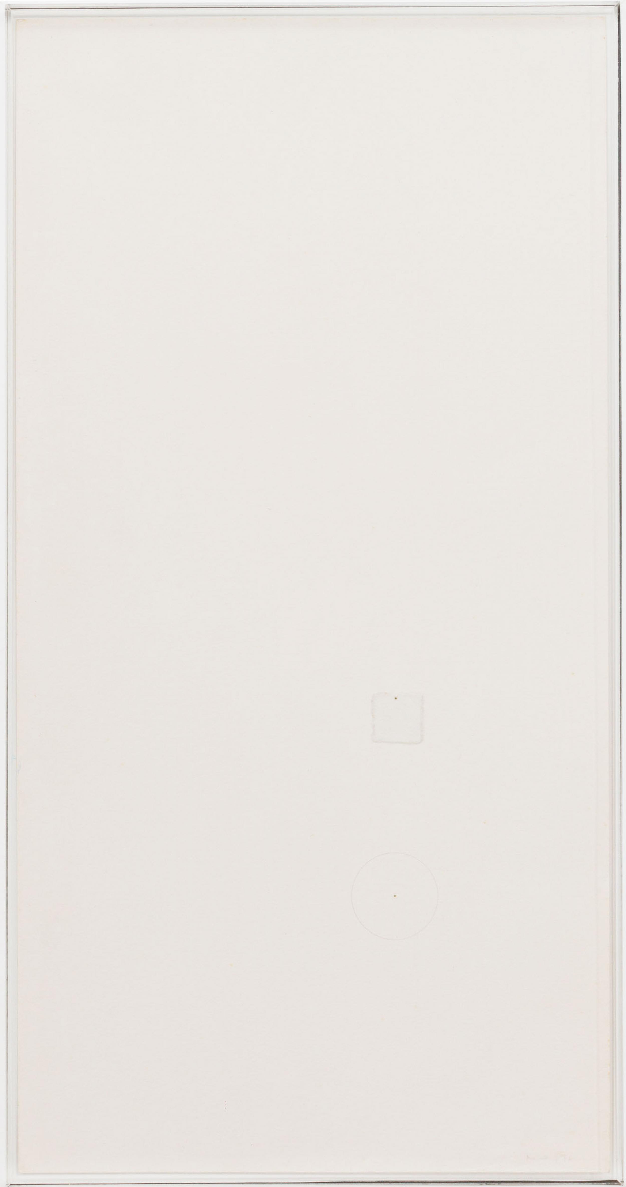 Mira Schendel - Sem título - Série Toquinho, 1972, colagem e grafite sobre papel, 49,5 x 25 cm