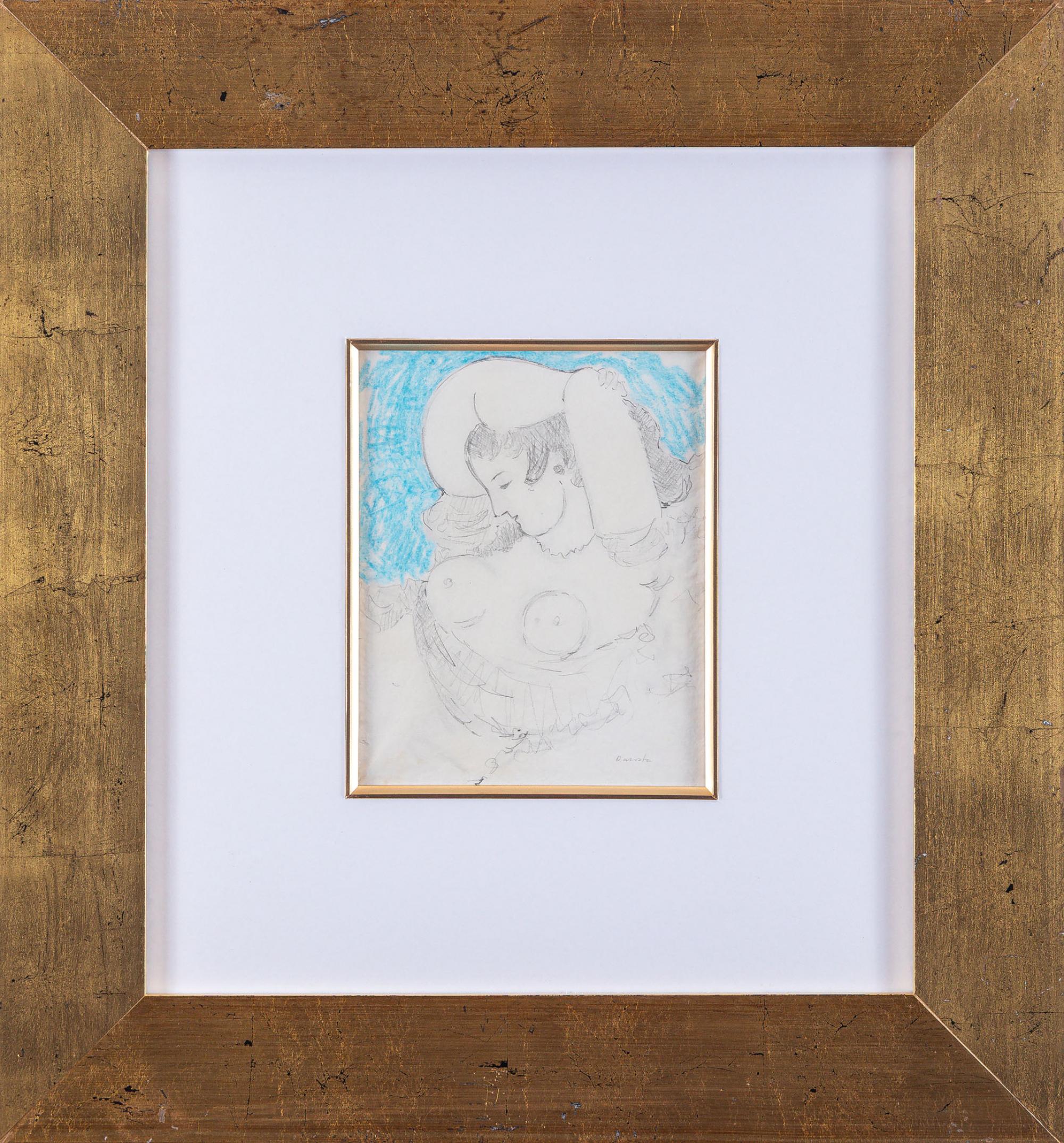 Milton Dacosta - Vênus, s.d., grafite e crayon sobre papel, 22 x 18 cm