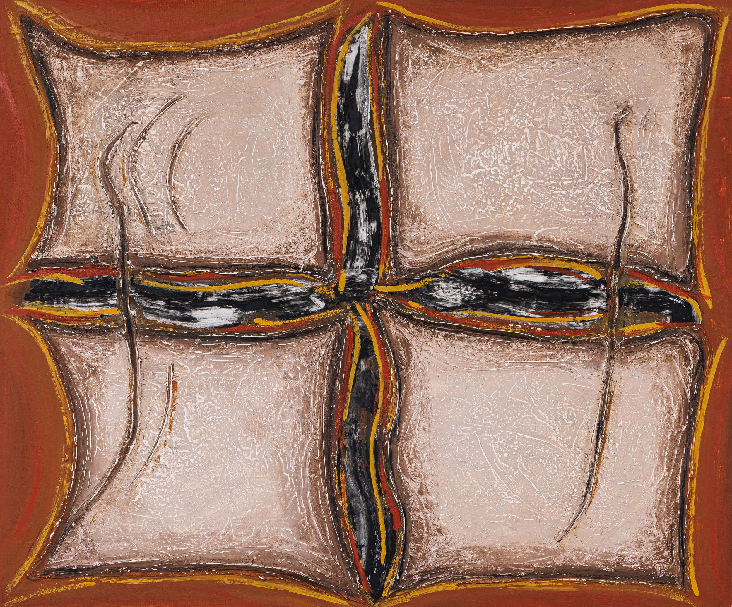 Iara Castro - Sem título, s.d., acrílica sobre tela, 100 x 120 cm