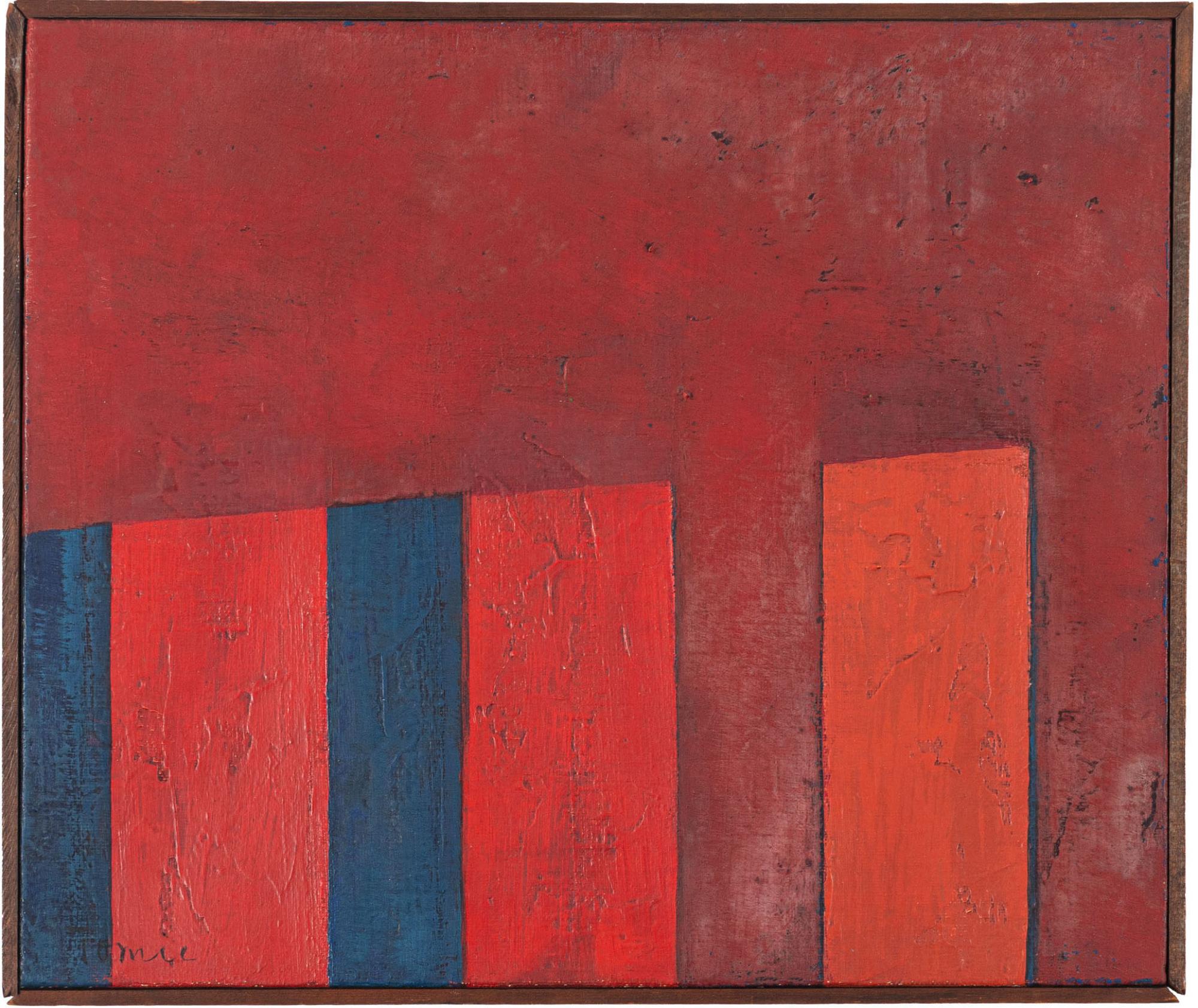 Tomie Ohtake - Sem título, 1970, óleo sobre tela, 32 x 38 cm
