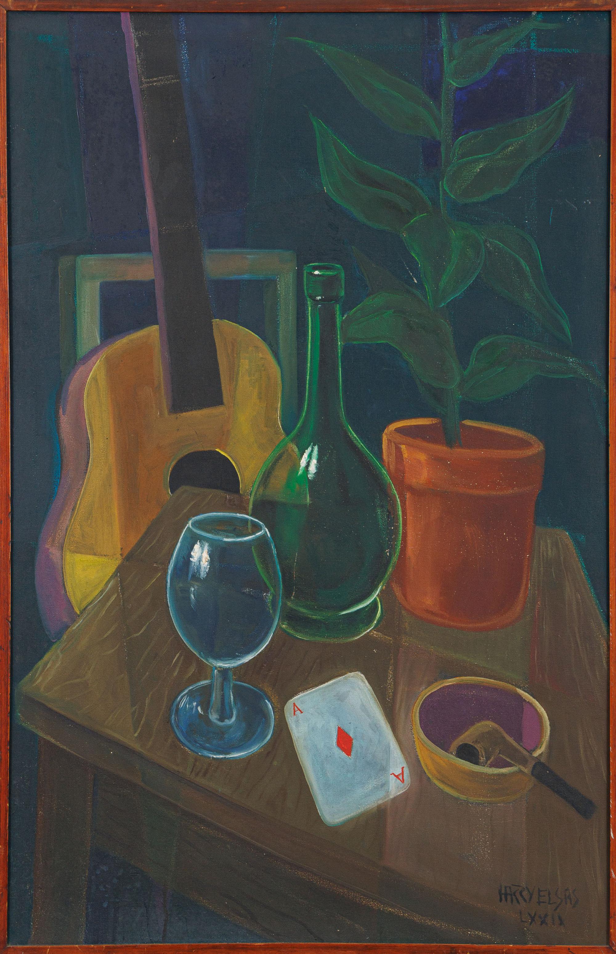 Harry Elsas - Sem título, 1979, óleo sobre tela, 90 x 60 cm