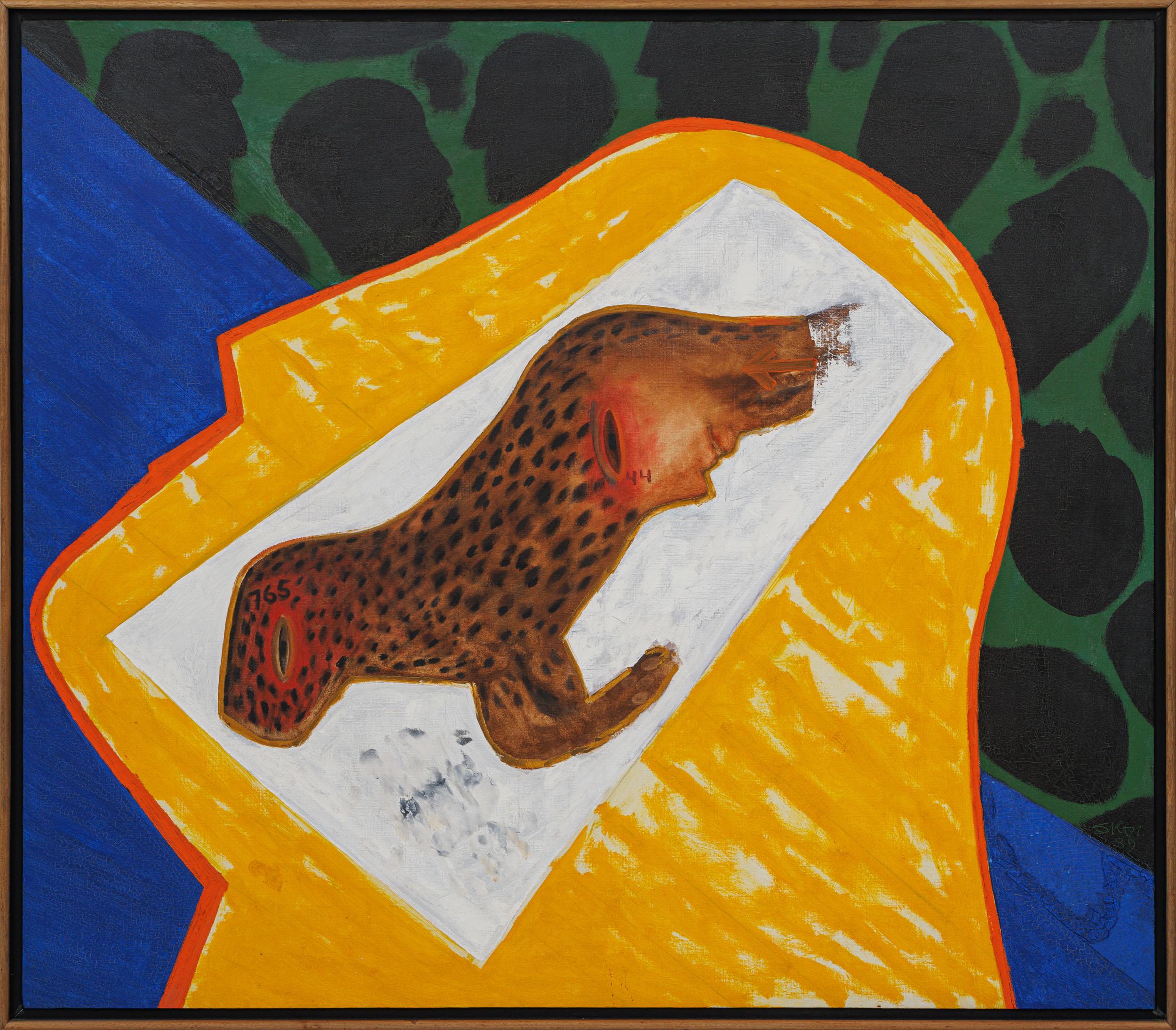 Siron Franco - Sombra amarela, 1988/1990, óleo sobre tela, 135 x 155 cm