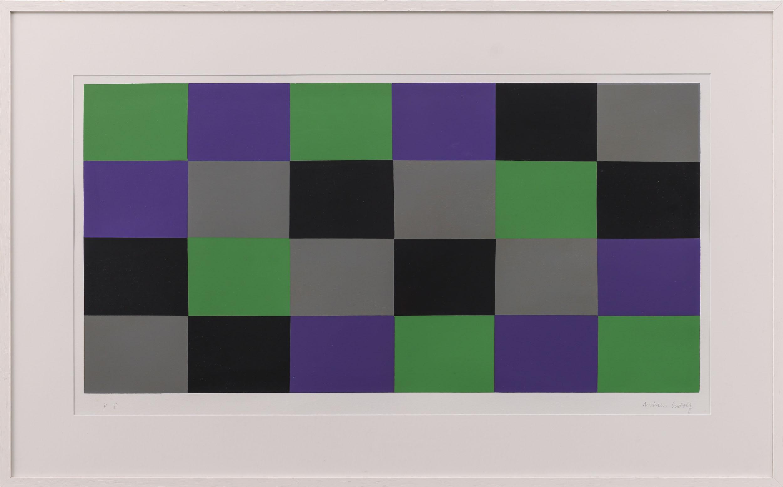 Rubem Ludolf - Sem título, s.d., P.I., serigrafia sobre papel, 44 x 82 cm