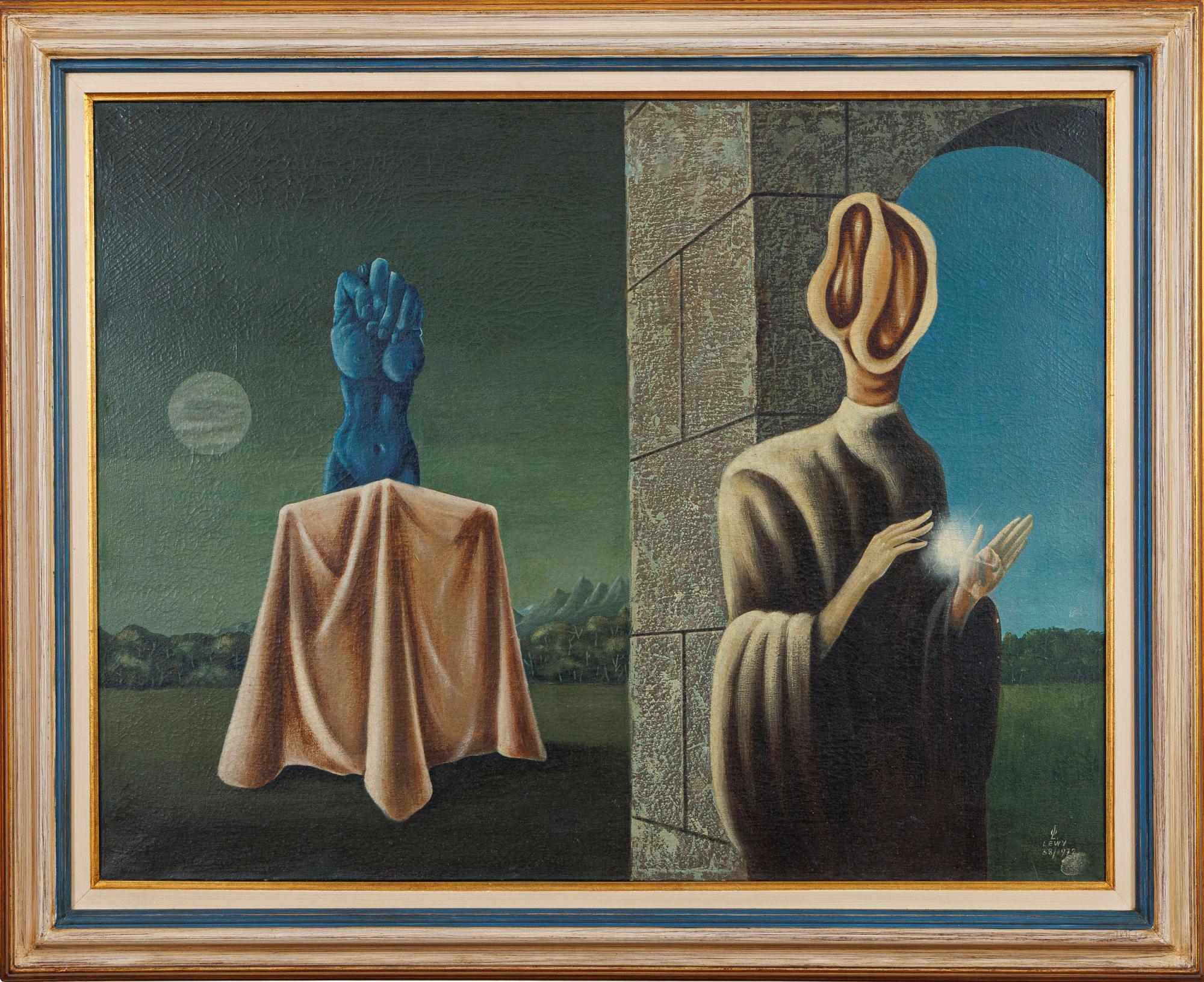 Walter Lewy - Sem título, 38/1972, óleo sobre tela, 70 x 90 cm