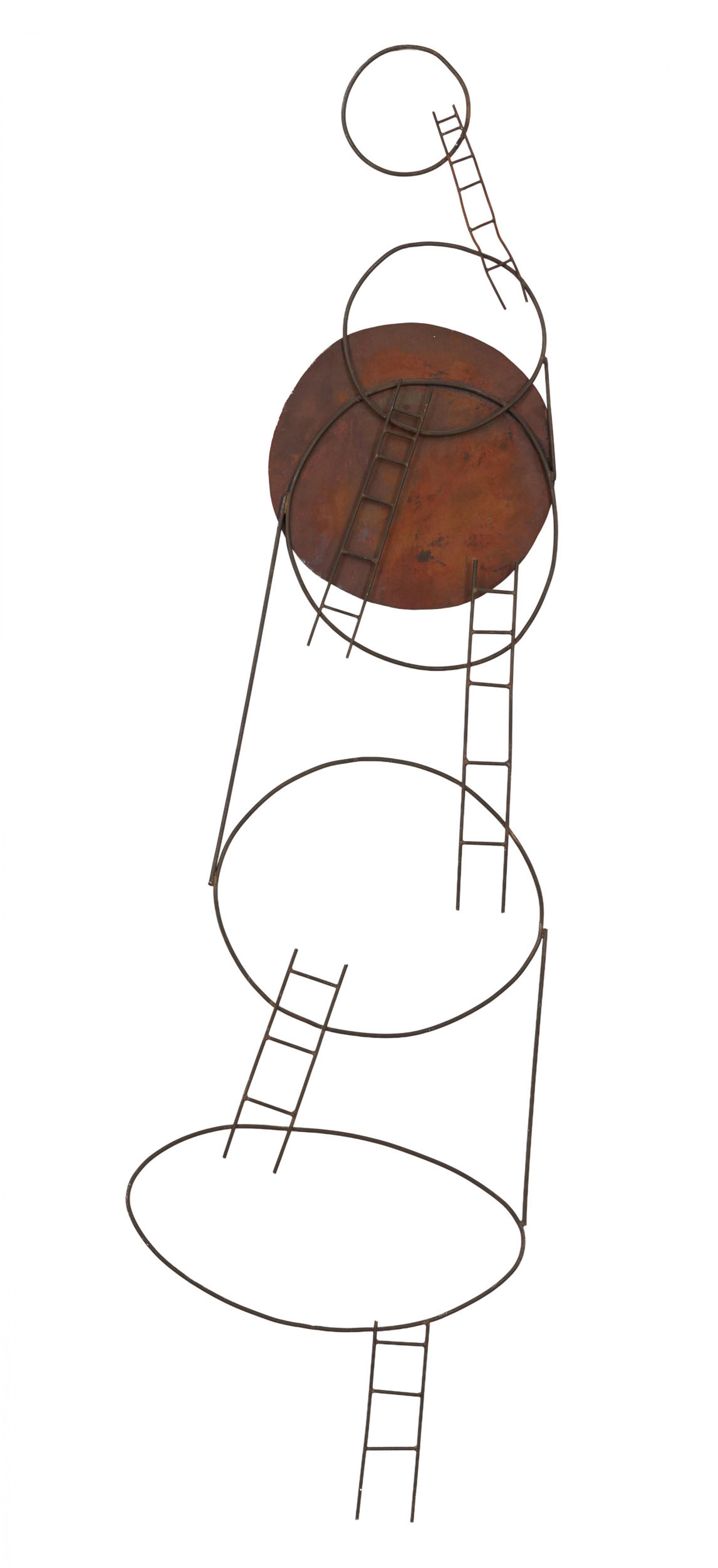 Arnaldo Battaglini - Sem título, s.d., aço carbono, 147 x 40 cm