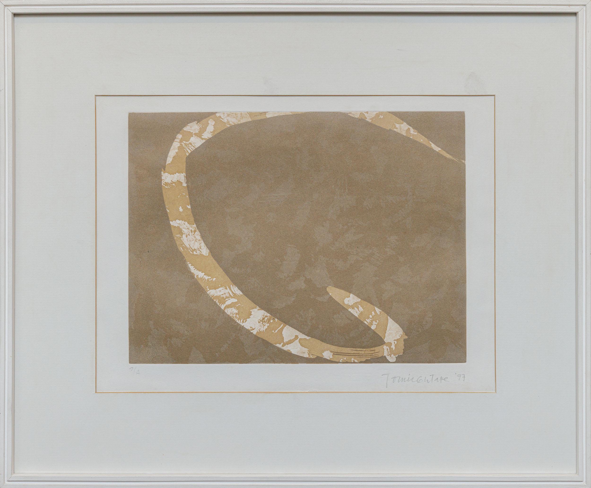 Tomie Ohtake - Sem título, 1997, P.A., serigrafia sobre papel, 34 x 46 cm