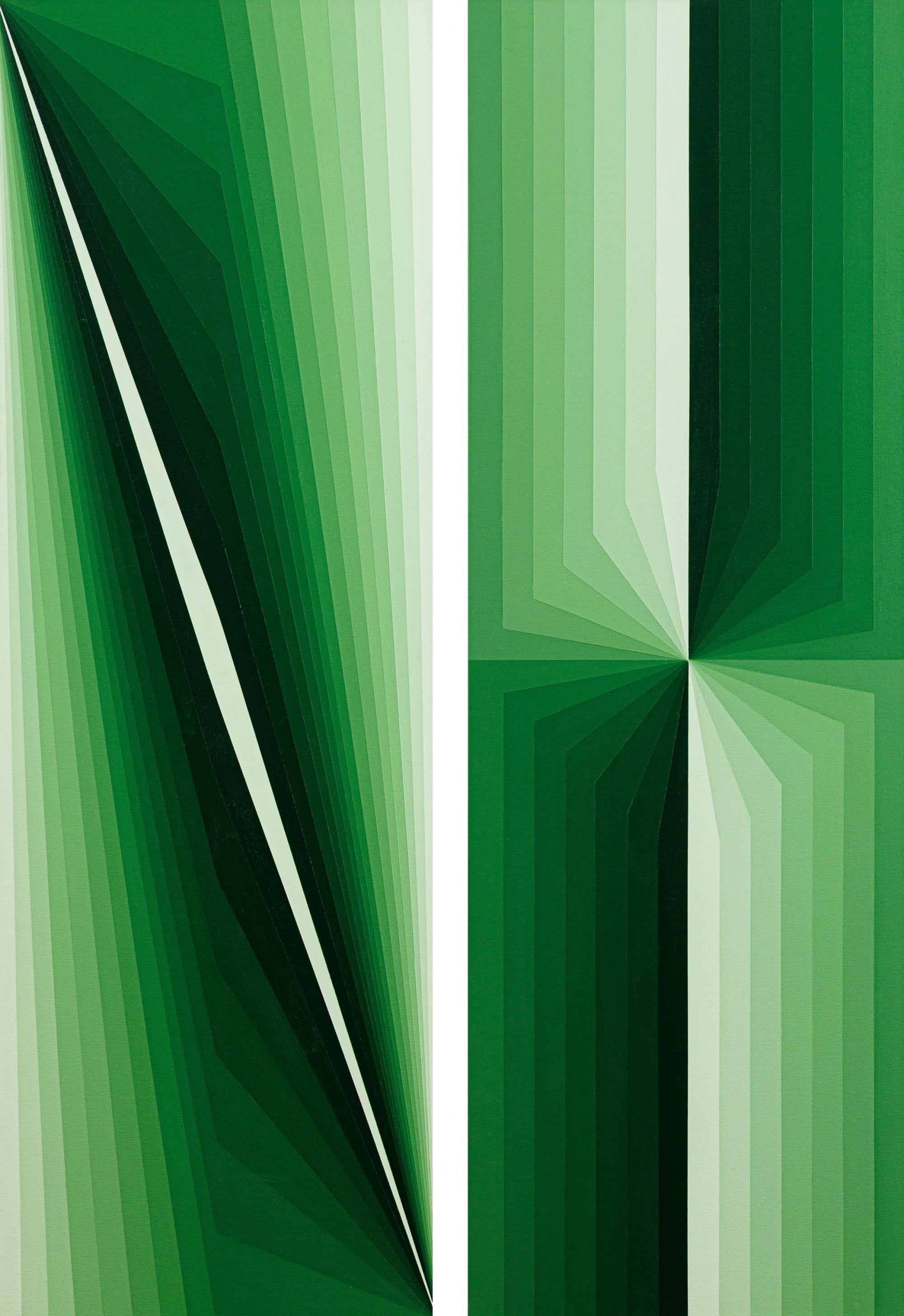 Berez Berezusky - Série Vessie, 2022, acrílica sobre tela, 150 x 50 cm (cada)