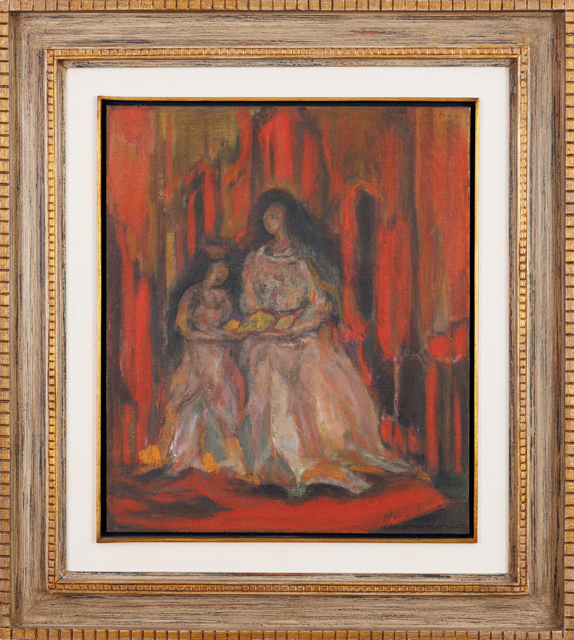 Maria Leontina - Sem título, 1957, óleo sobre tela, 54 x 46 cm