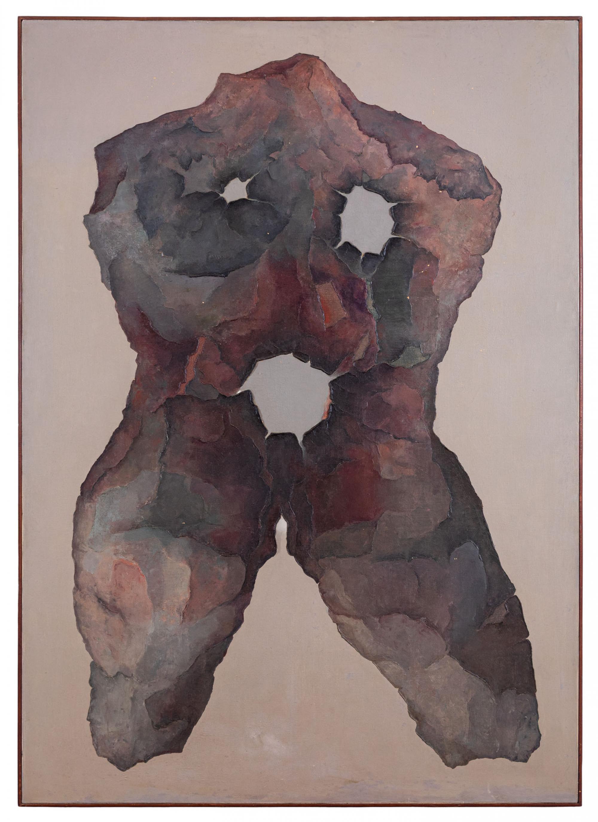 Samson Flexor - Hommage Au Marquis (Nº1), déc. 1960, óleo sobre tela, 190 x 135 cm